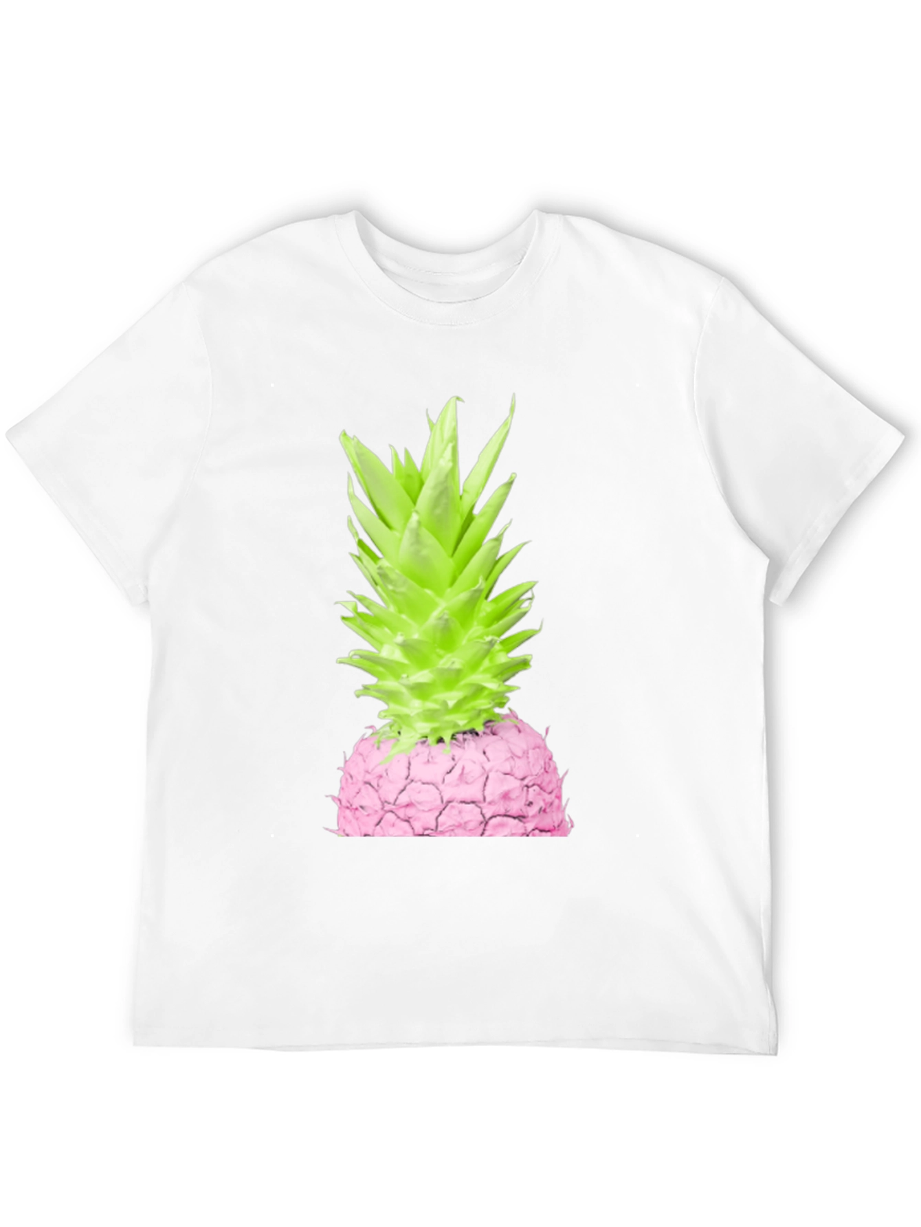 Black Pink Pineapple Graphic Tee view 12