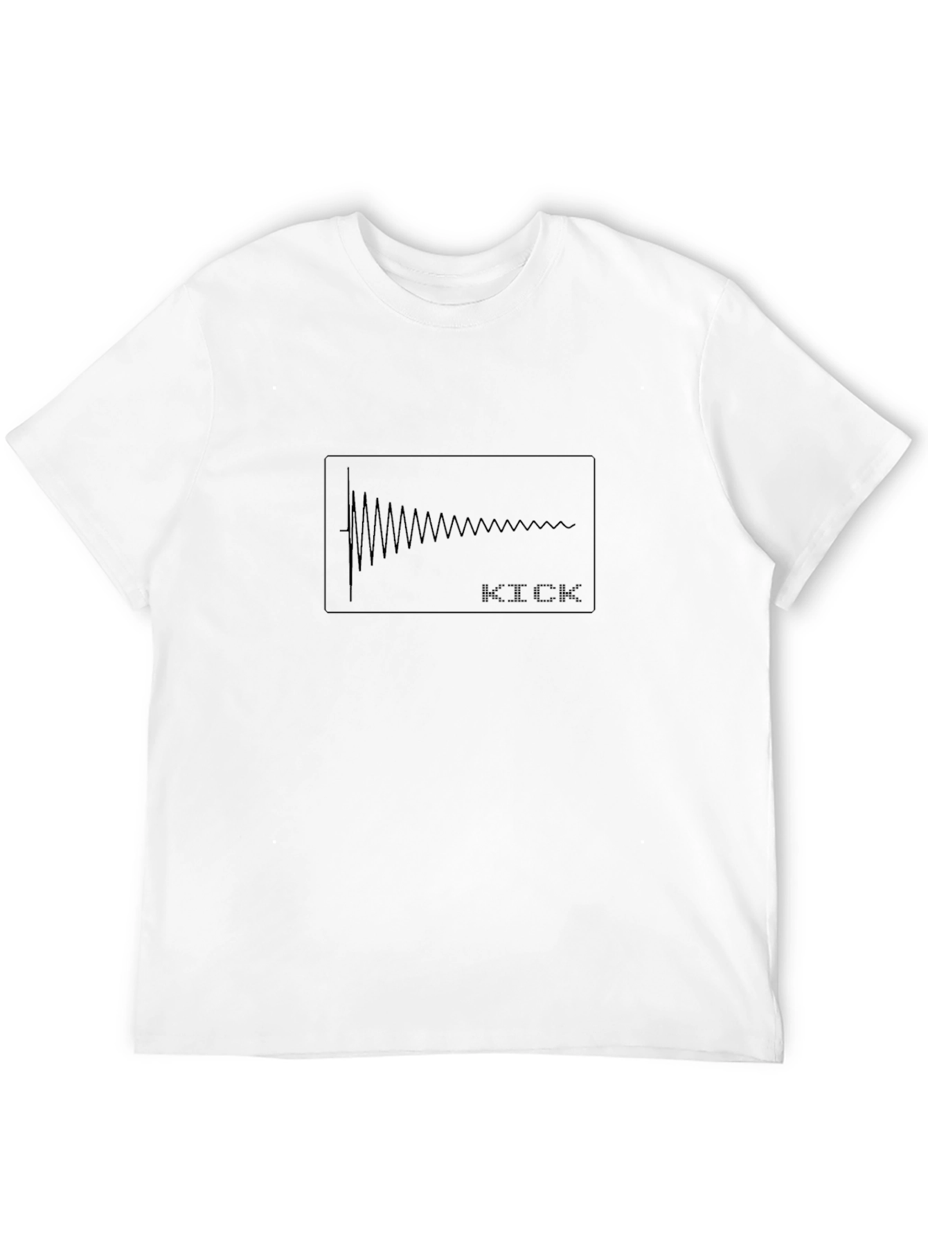 Black Black Kick Wave T-Shirt - Unique Design view 12