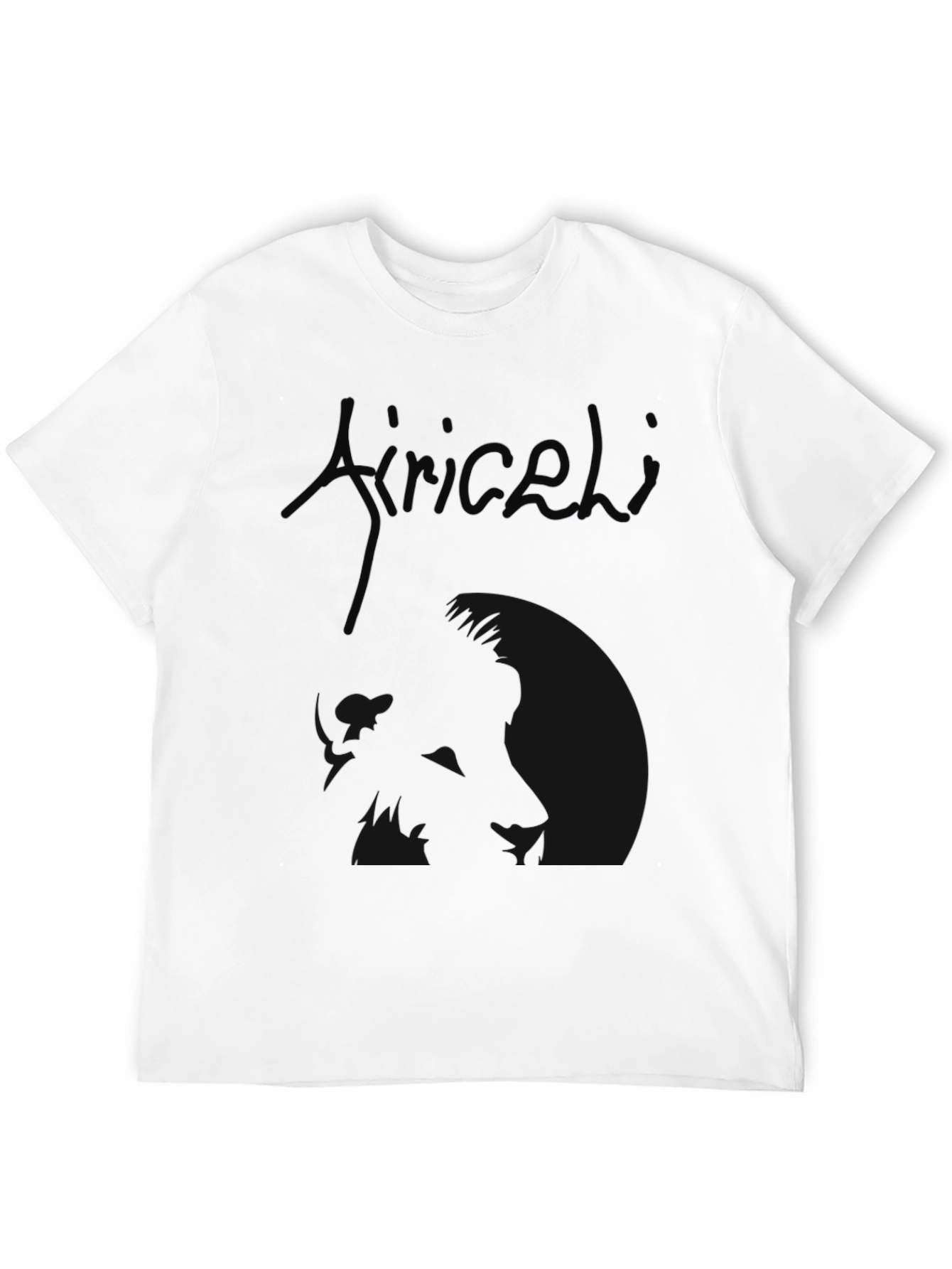 Black Men's Black Graphic T-Shirt - Aricelli Design view 12