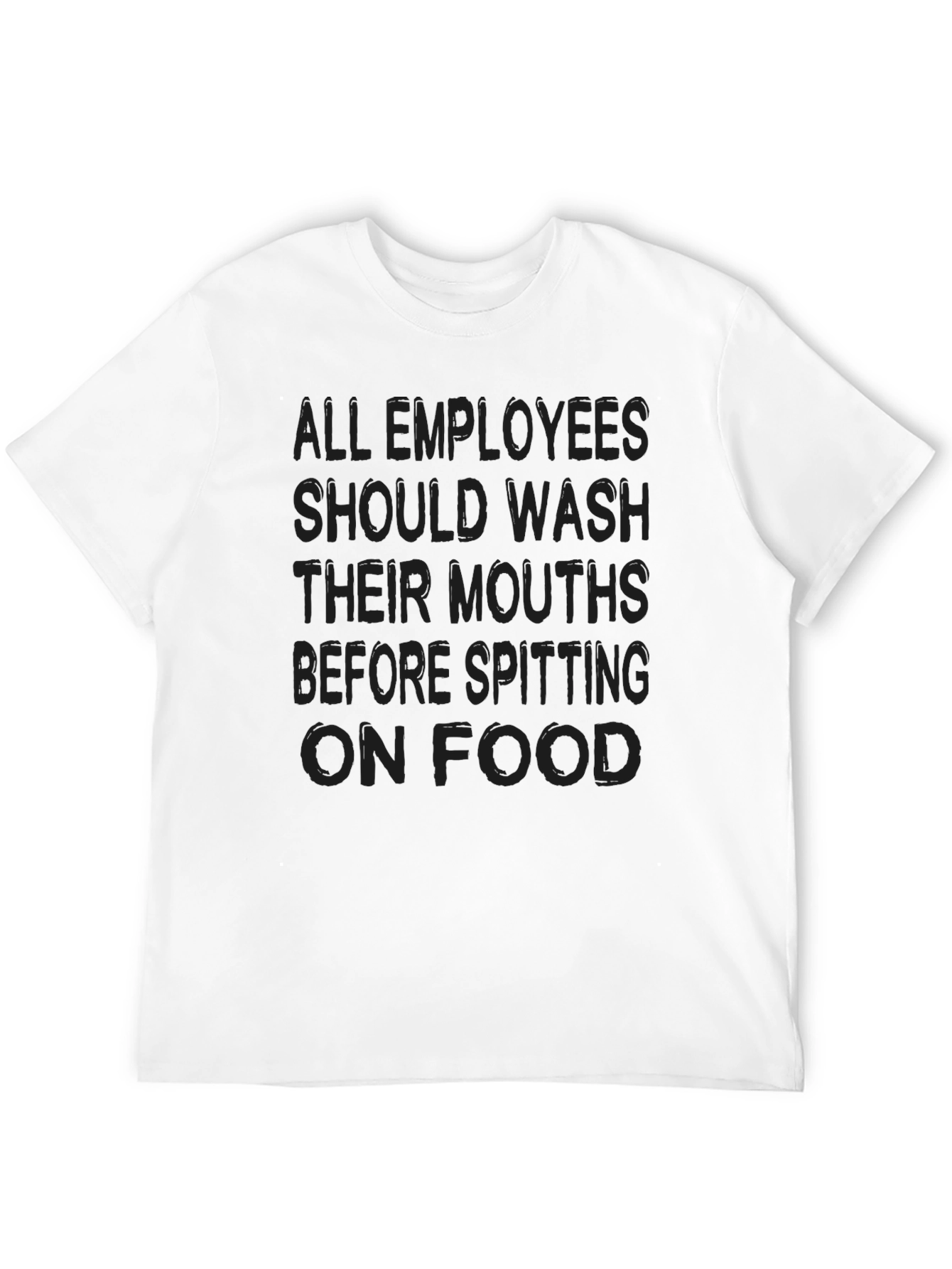 Black Wash Mouths Before Spitting On Food T-Shirt view 12