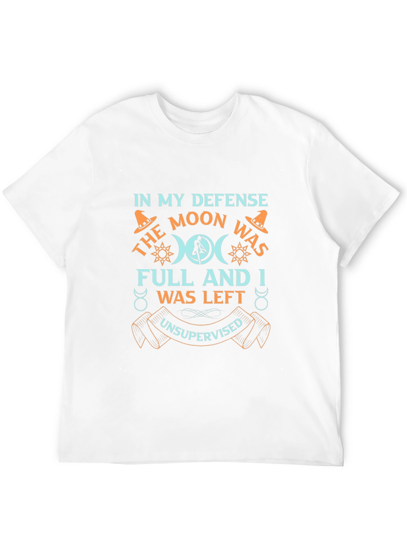 Black Moon Was Full Graphic T-Shirt - Unisex view 12