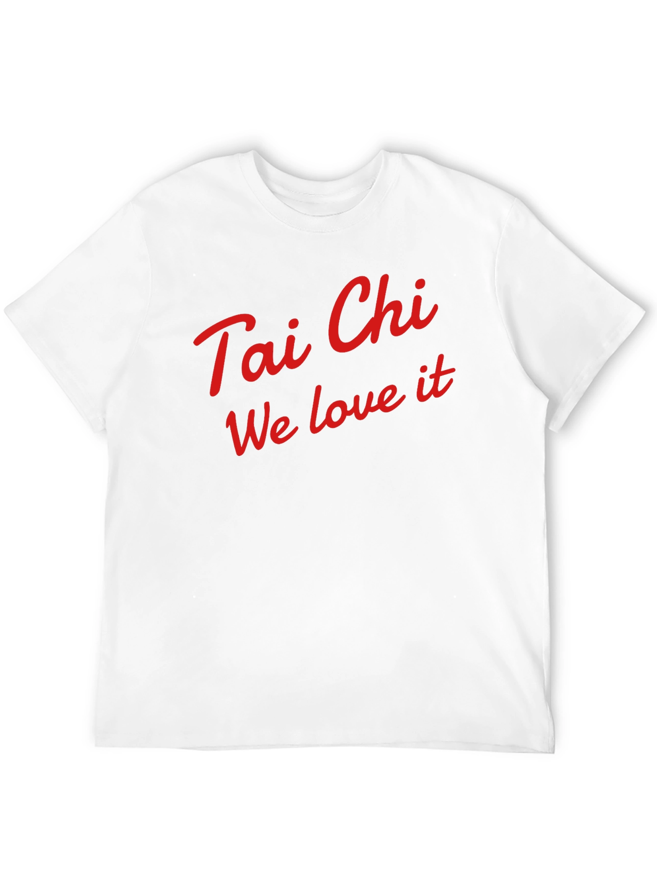 Tai Chi We Love It T-Shirt - Comfortable Black Cotton Tee - 12