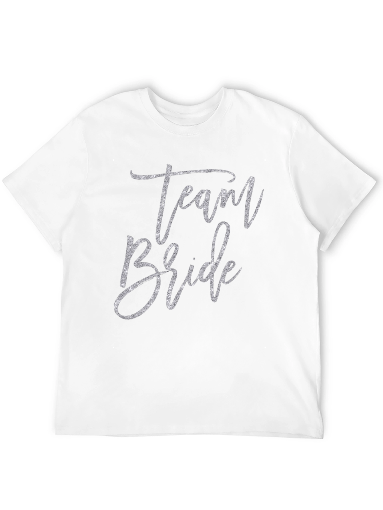 Black Team Bride Black Crew Neck T-Shirt view 12