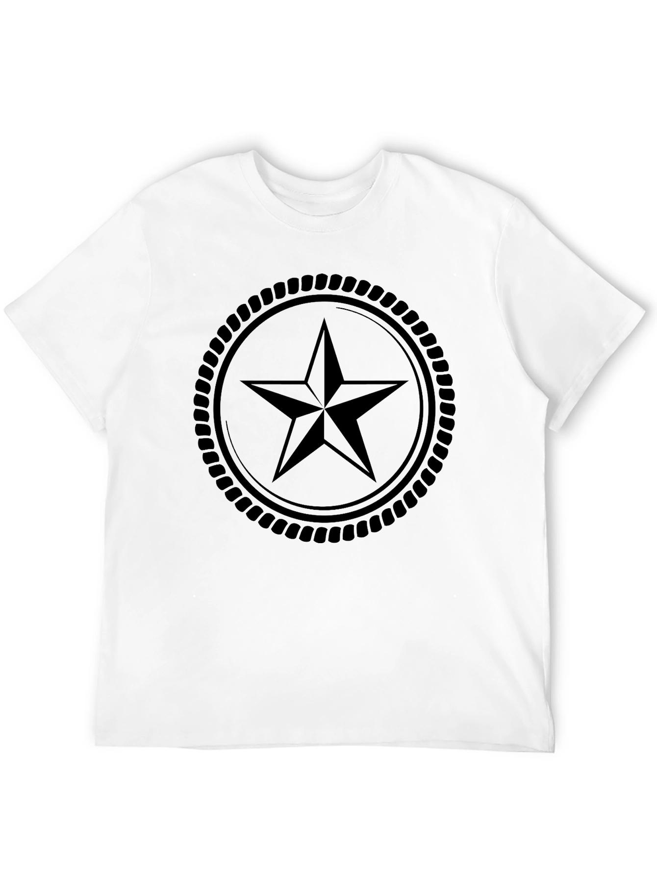 Black Classic Black Star Graphic Tee view 12