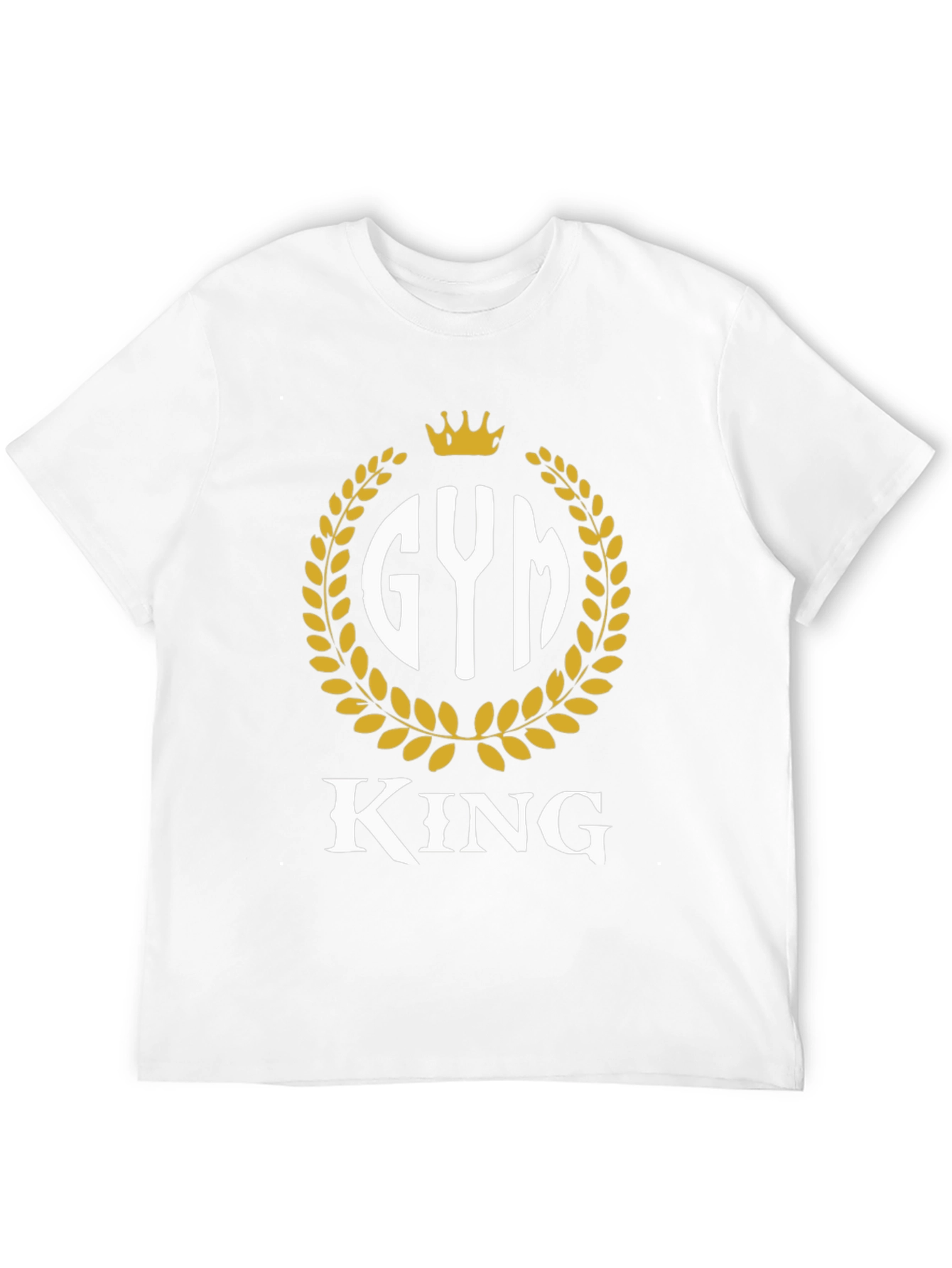 Black Gym King T-Shirt - Black Fitness Tee view 12