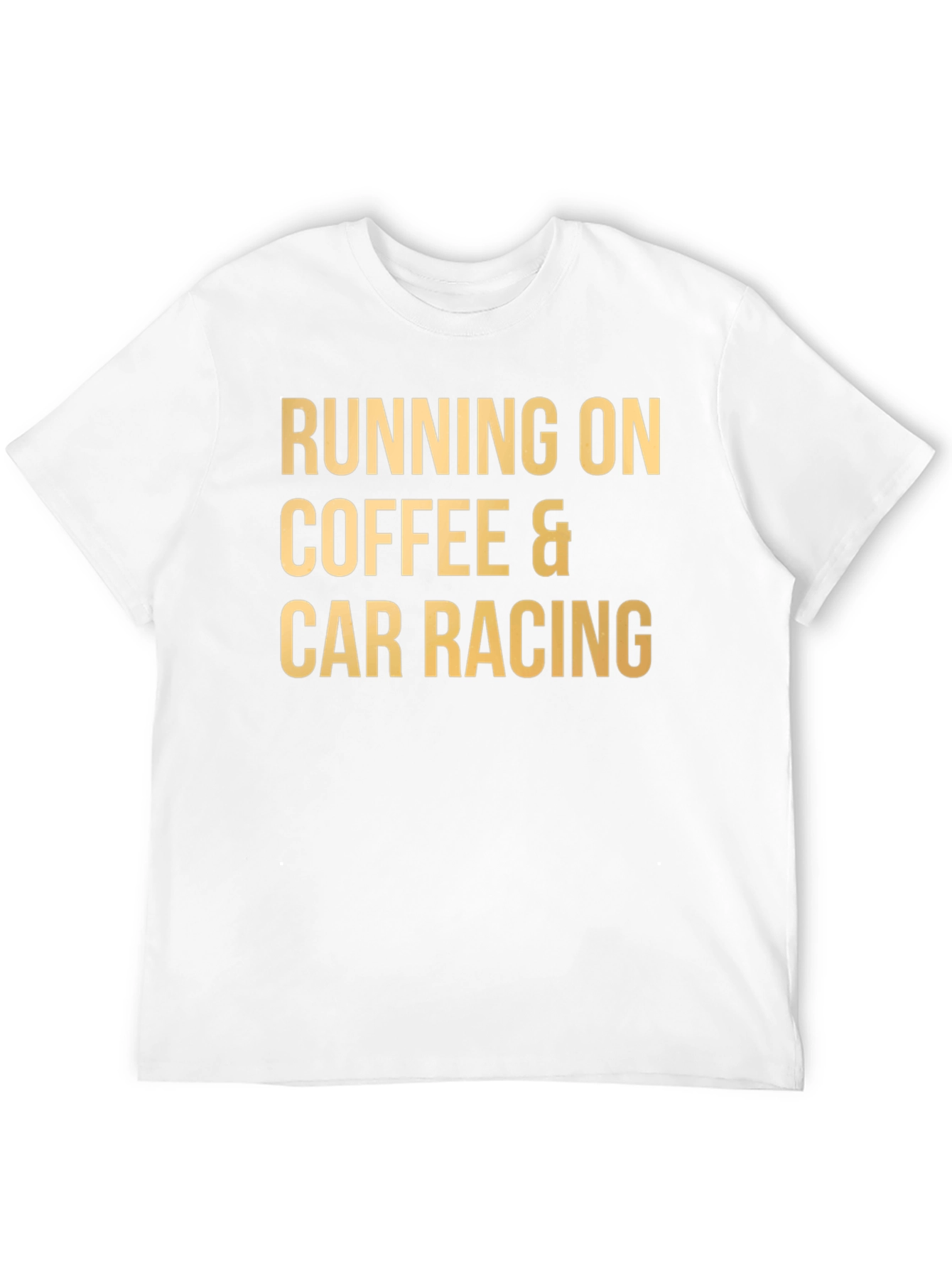 Black Coffee & Car Racing T-Shirt - Black Tee view 12