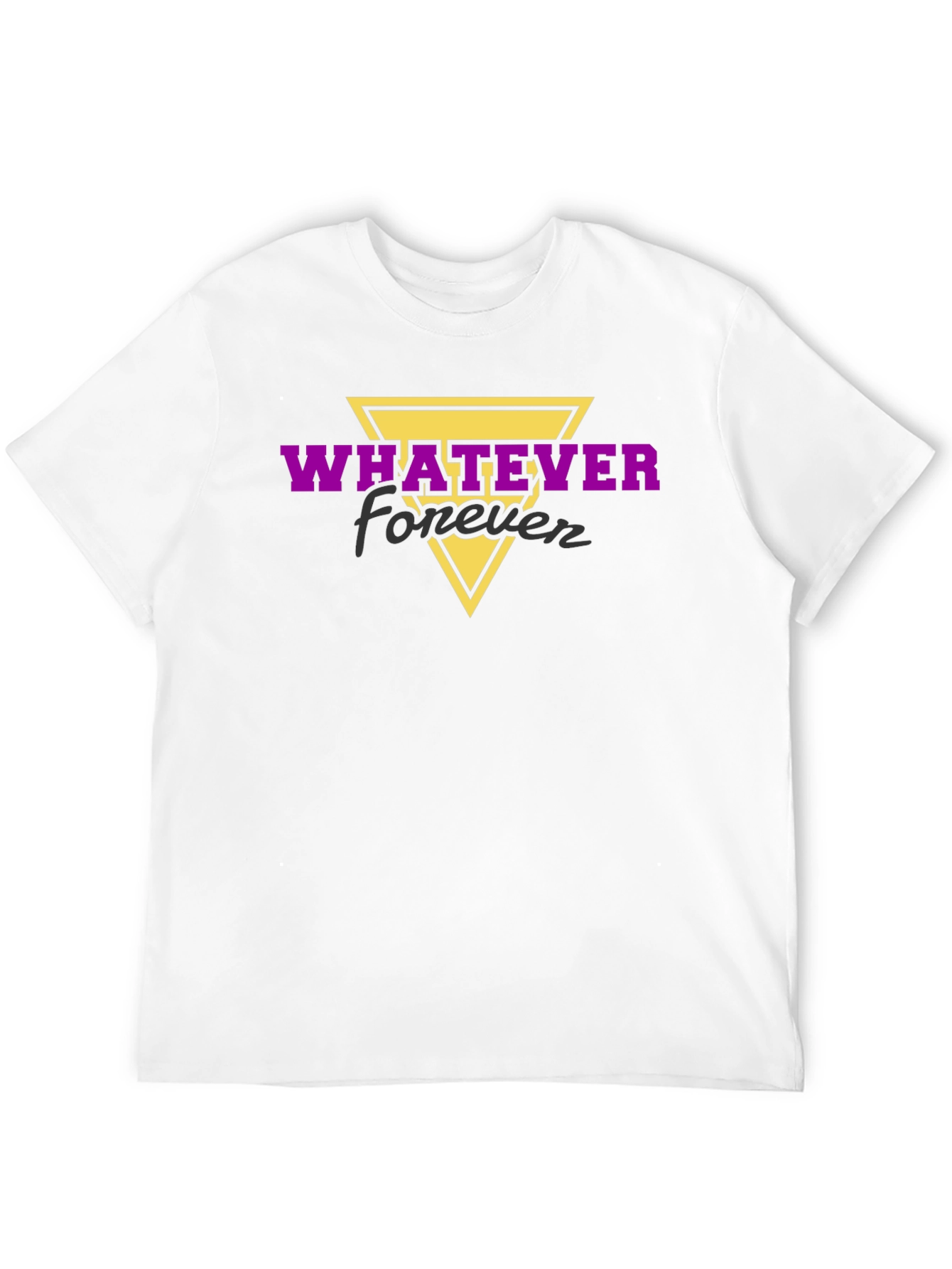 Black Whatever Forever Graphic Tee - Black Cotton view 12