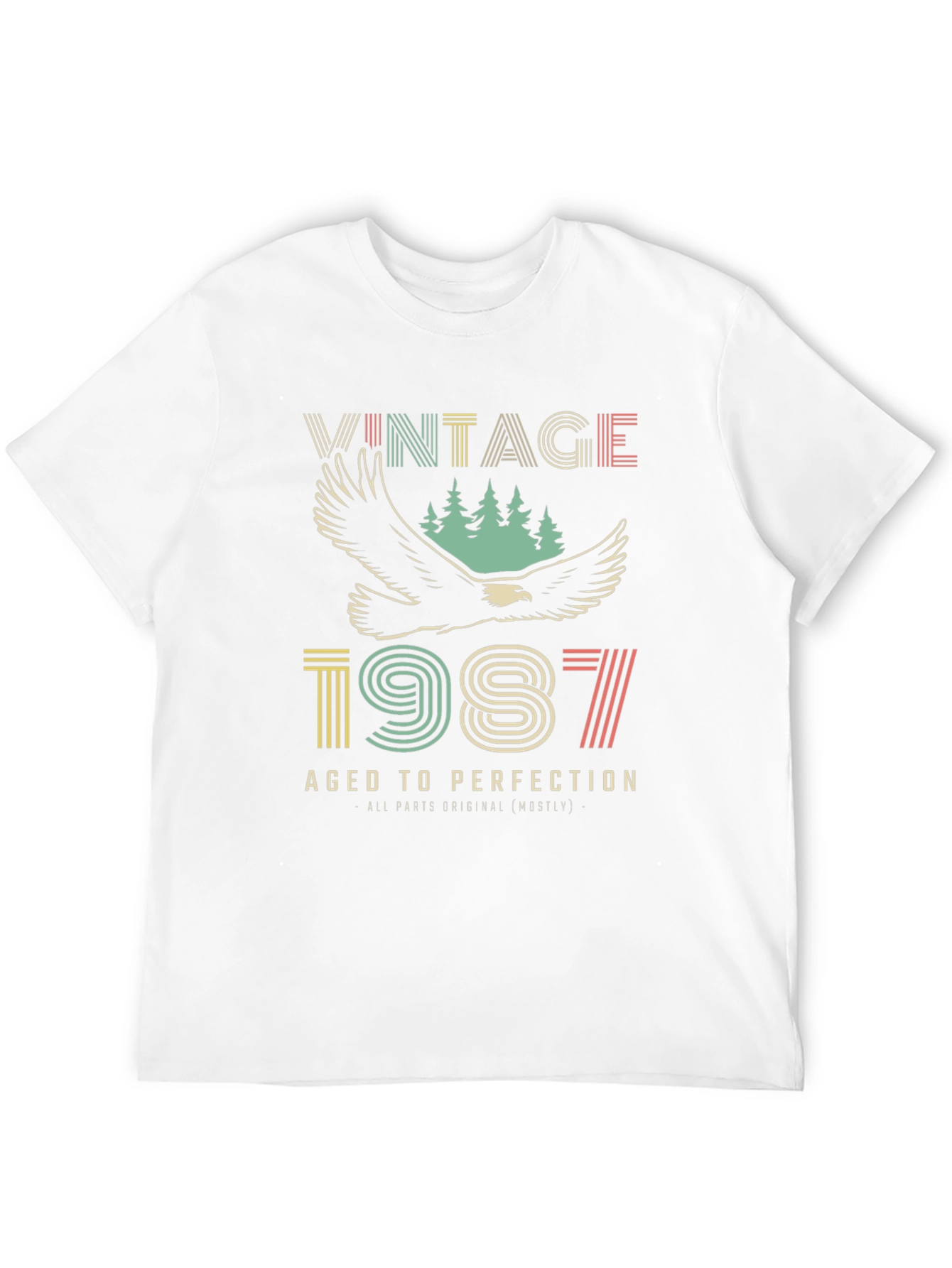 Black Vintage 1987 Aged to Perfection Graphic Tee view 12