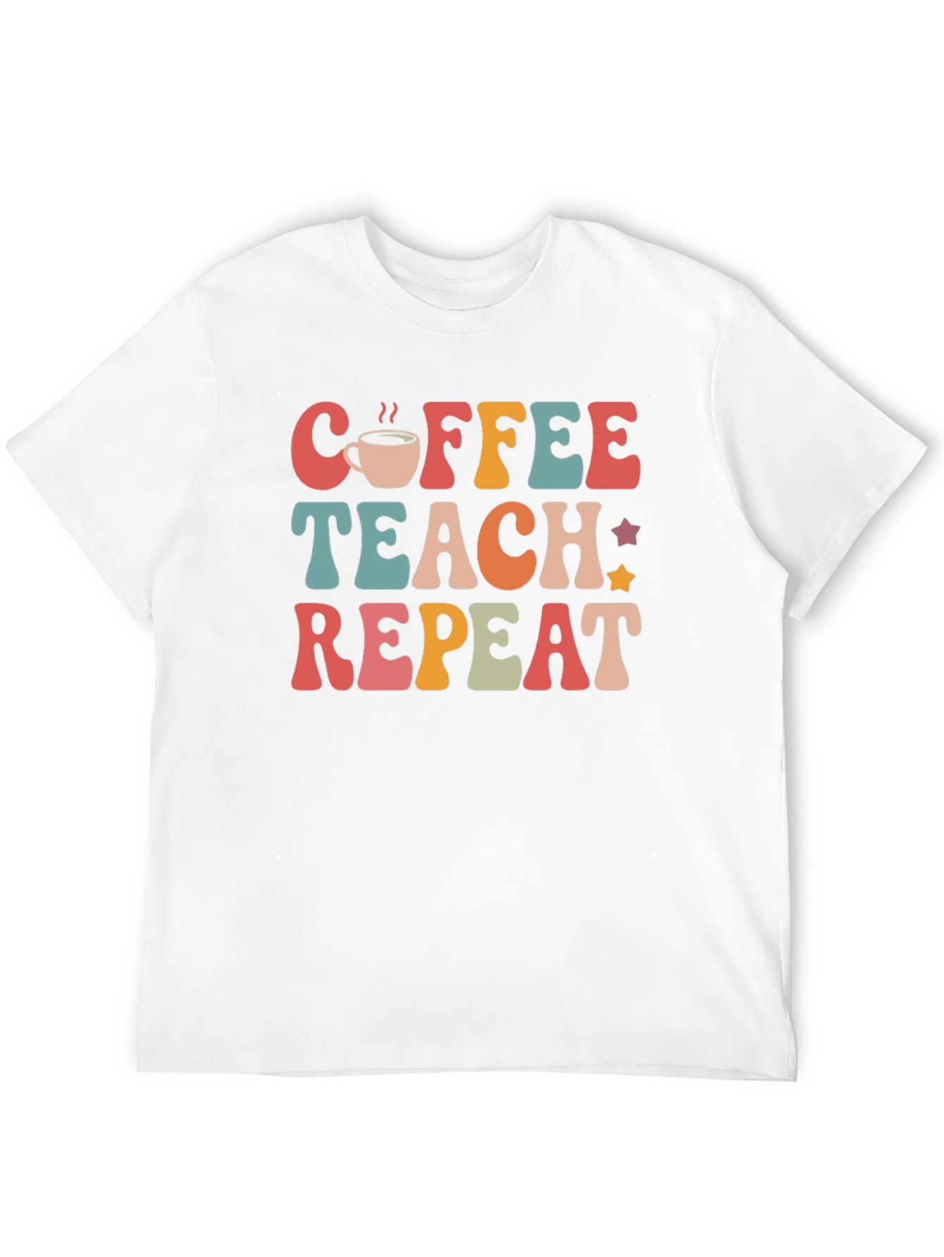 Black Coffee Teach Repeat Graphic T-Shirt view 12