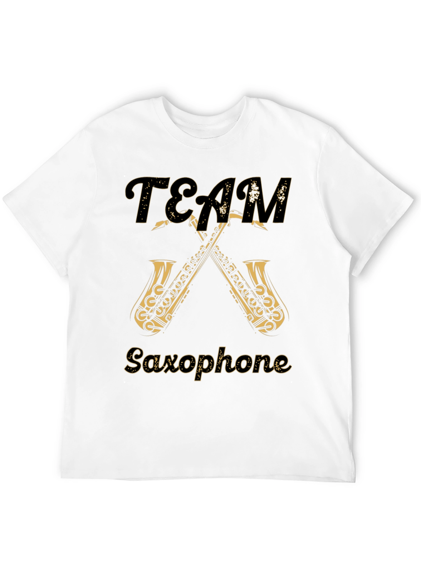 Team Saxophone T-Shirt - Musical Instrument Tee - 12