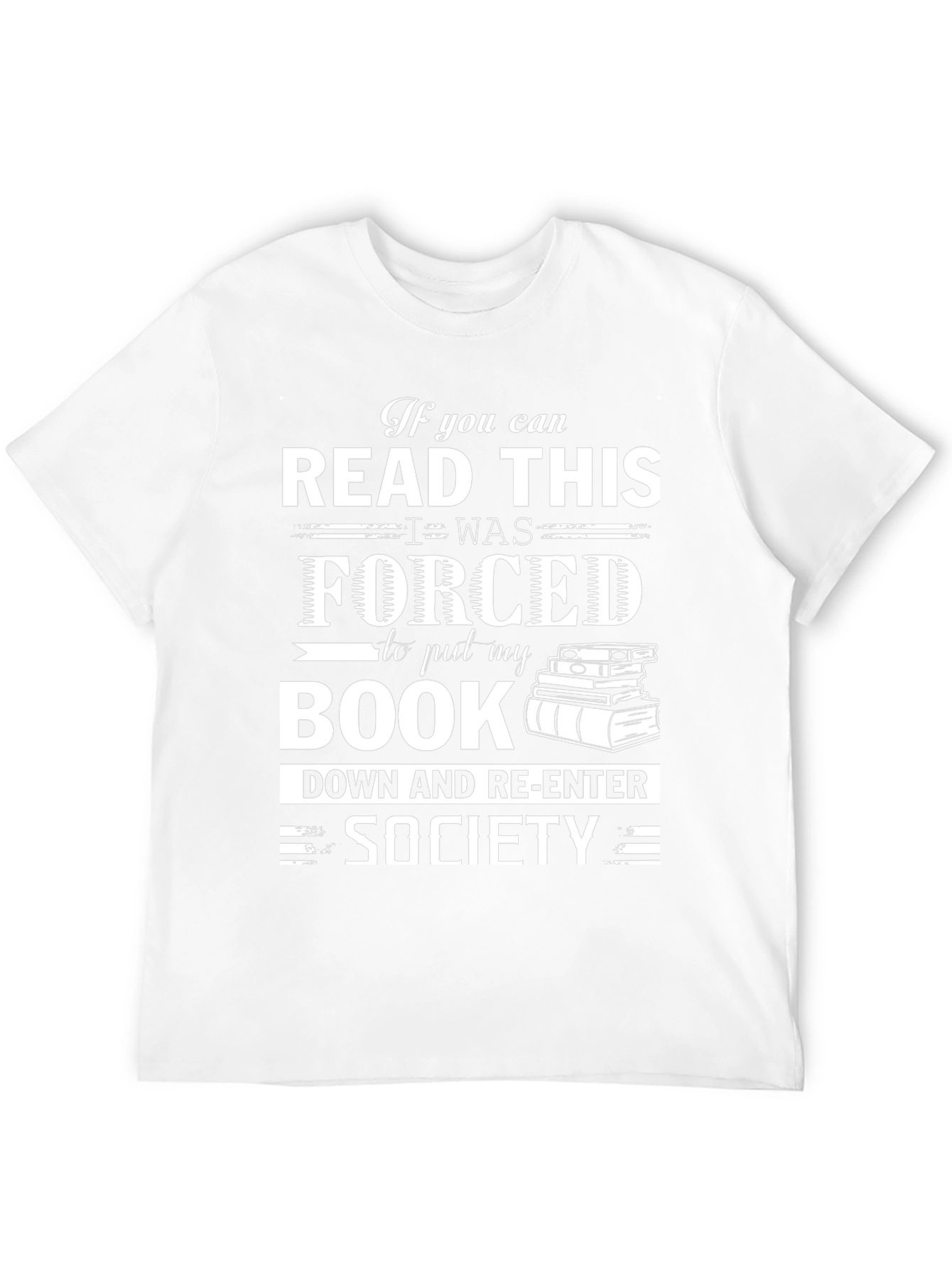 Black If You Can Read This Book Lover T-Shirt view 12