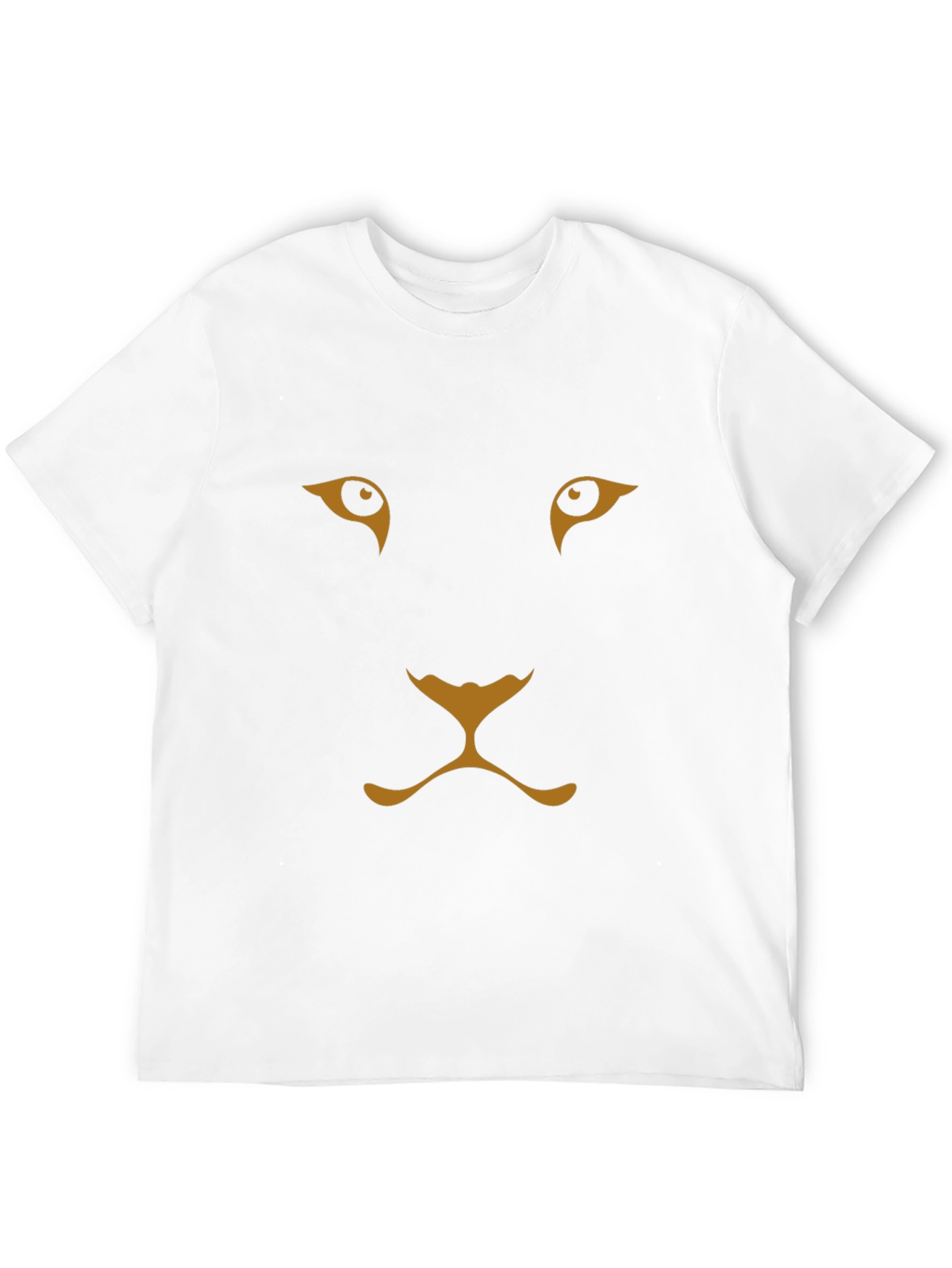 Black Lion Face Graphic T-Shirt - Stylish Menswear view 12