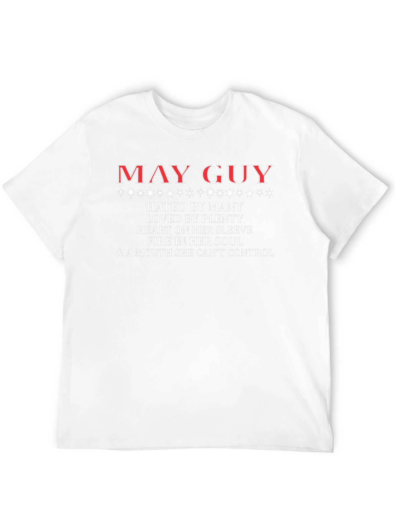 Black May Guy Graphic Tee - Hated by Many, Loved by Plenty view 12