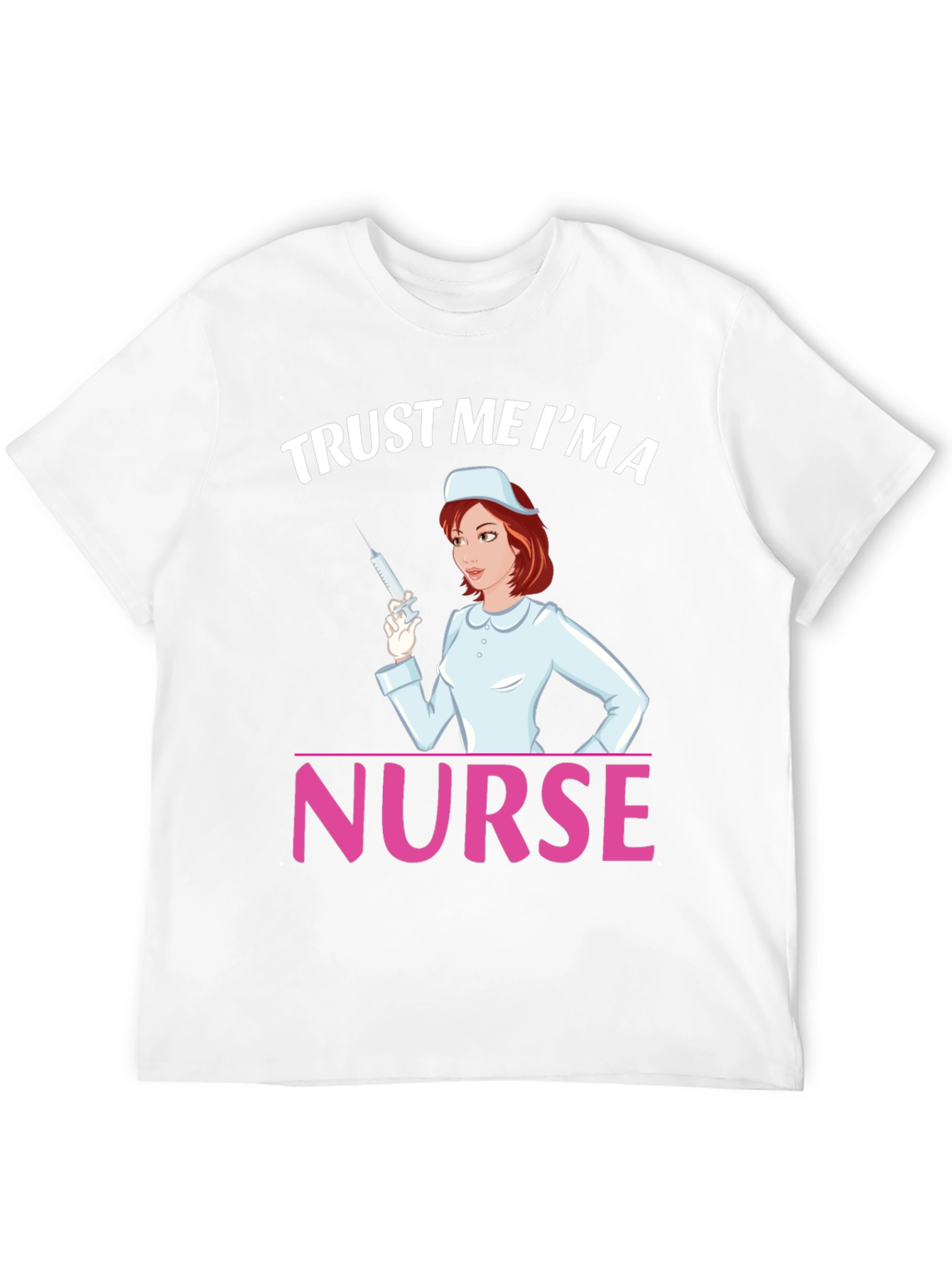 Black Trust Me I'm a Nurse T-Shirt view 12