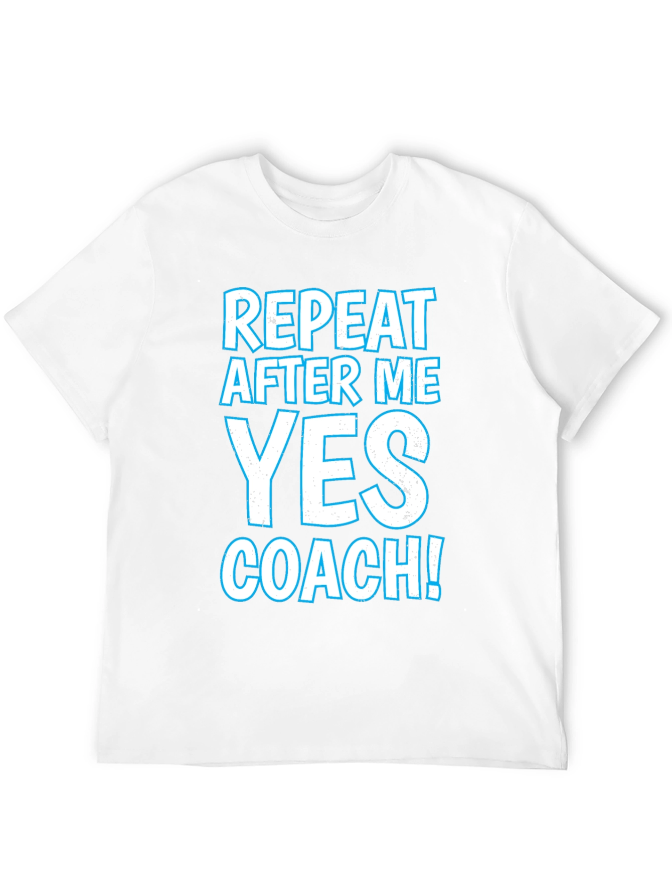 Black Repeat After Me Yes Coach T-Shirt view 12