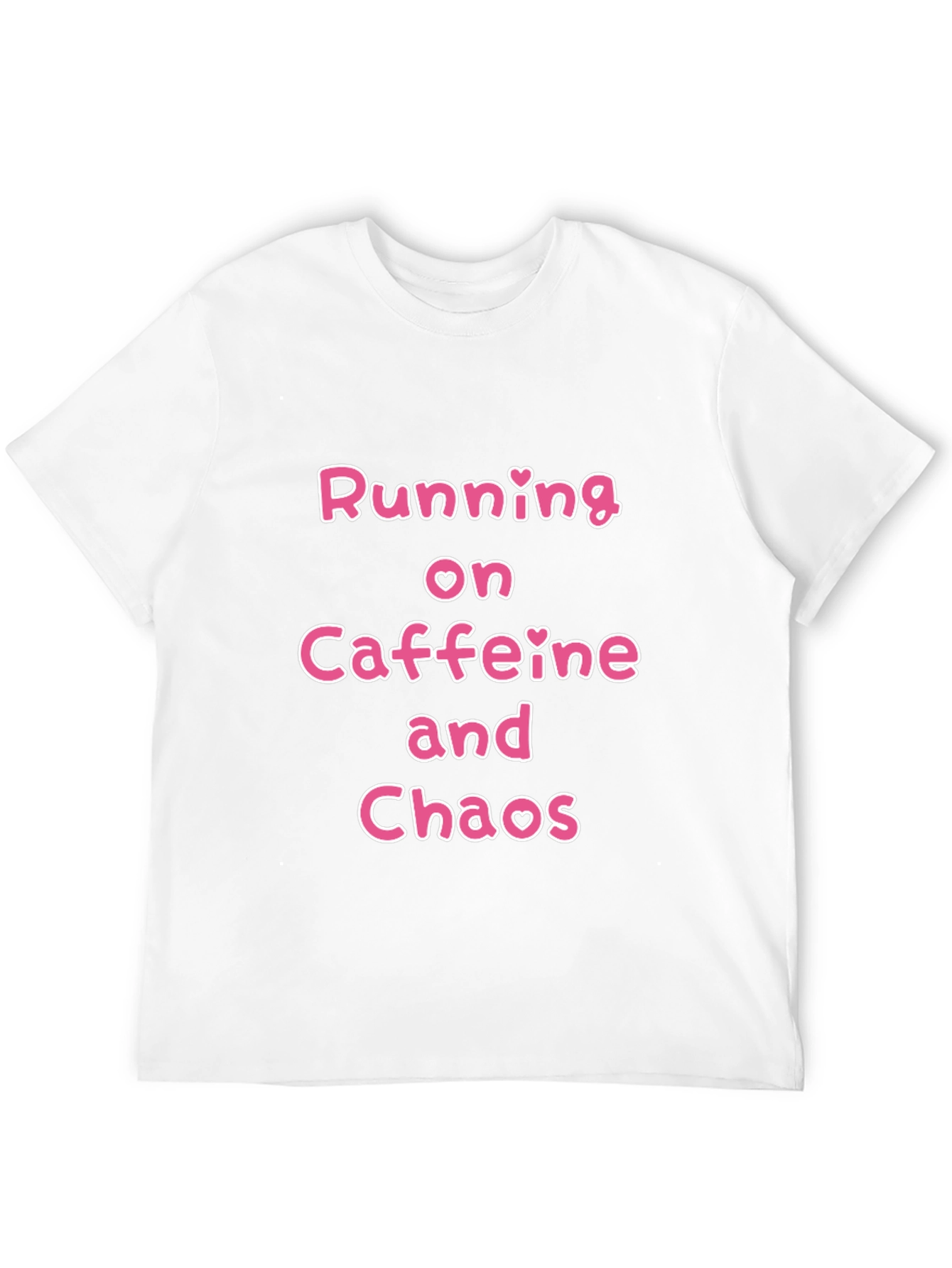 Black Running on Caffeine and Chaos Black T-Shirt view 12