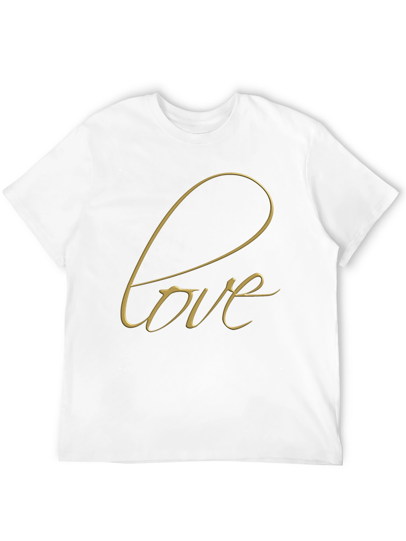 Black Love Script Black T-Shirt view 12