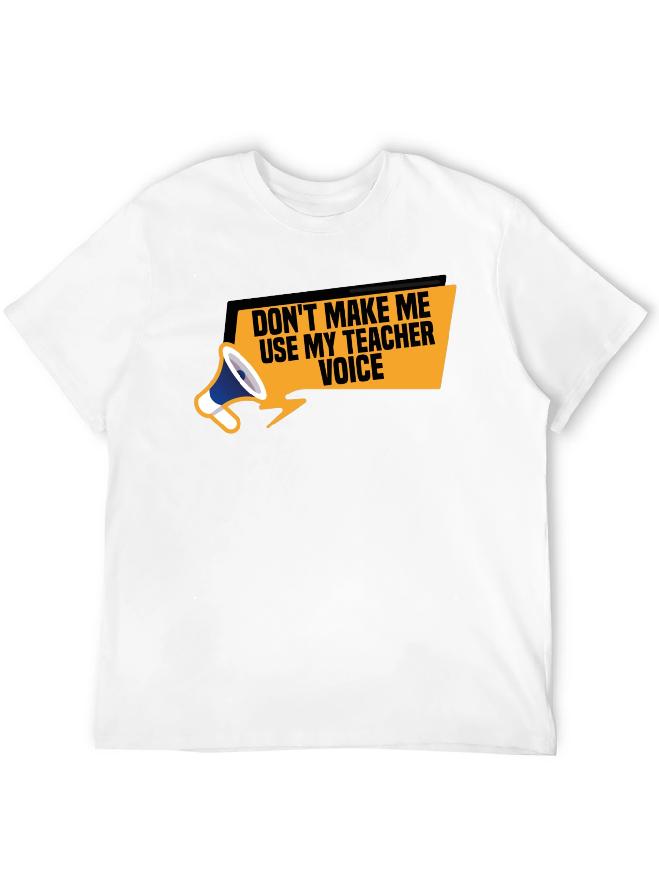 Black Teacher Voice T-Shirt - Funny Teacher Apparel view 12