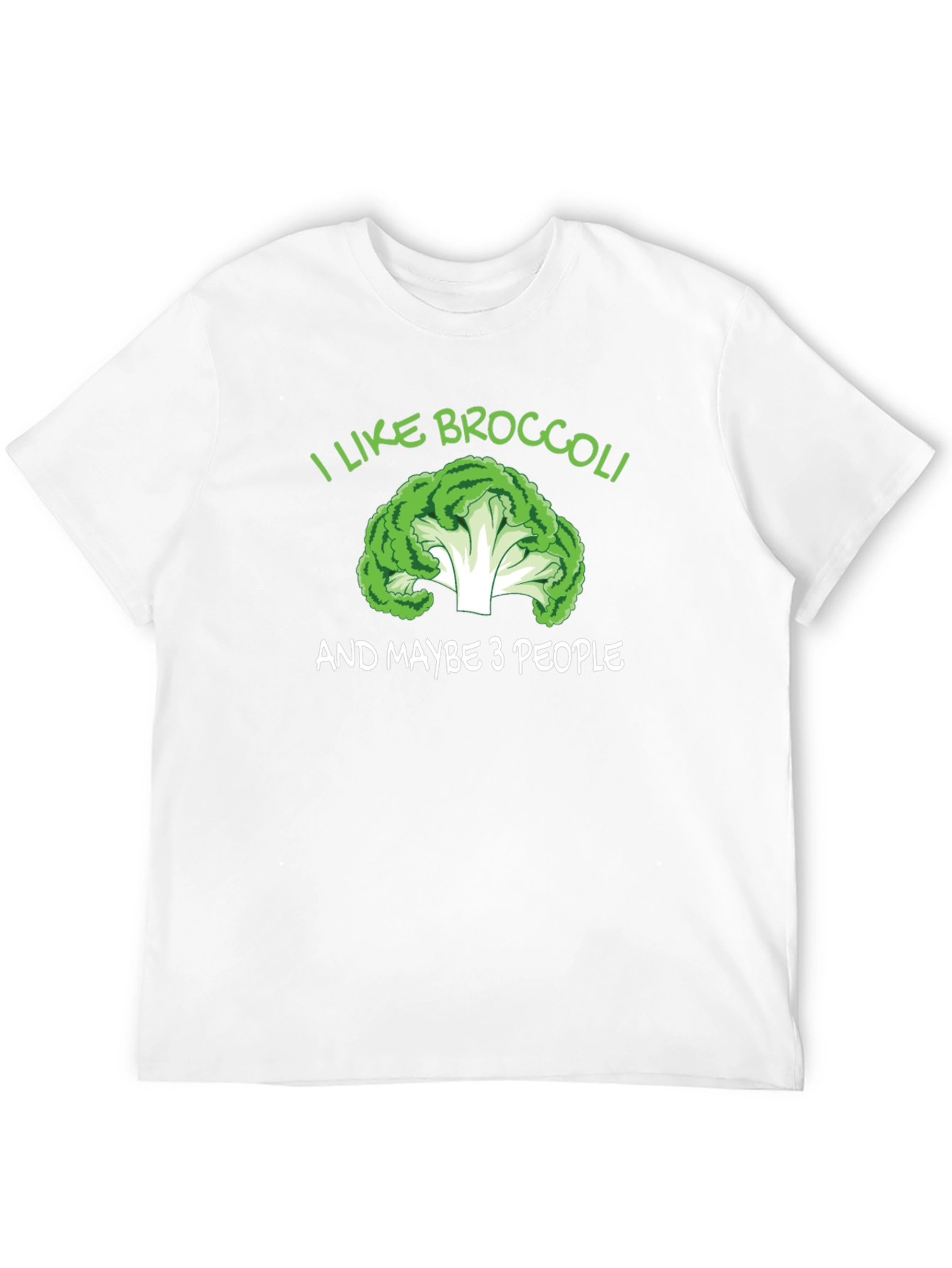Black I Like Broccoli T-Shirt Funny Graphic Tee view 12
