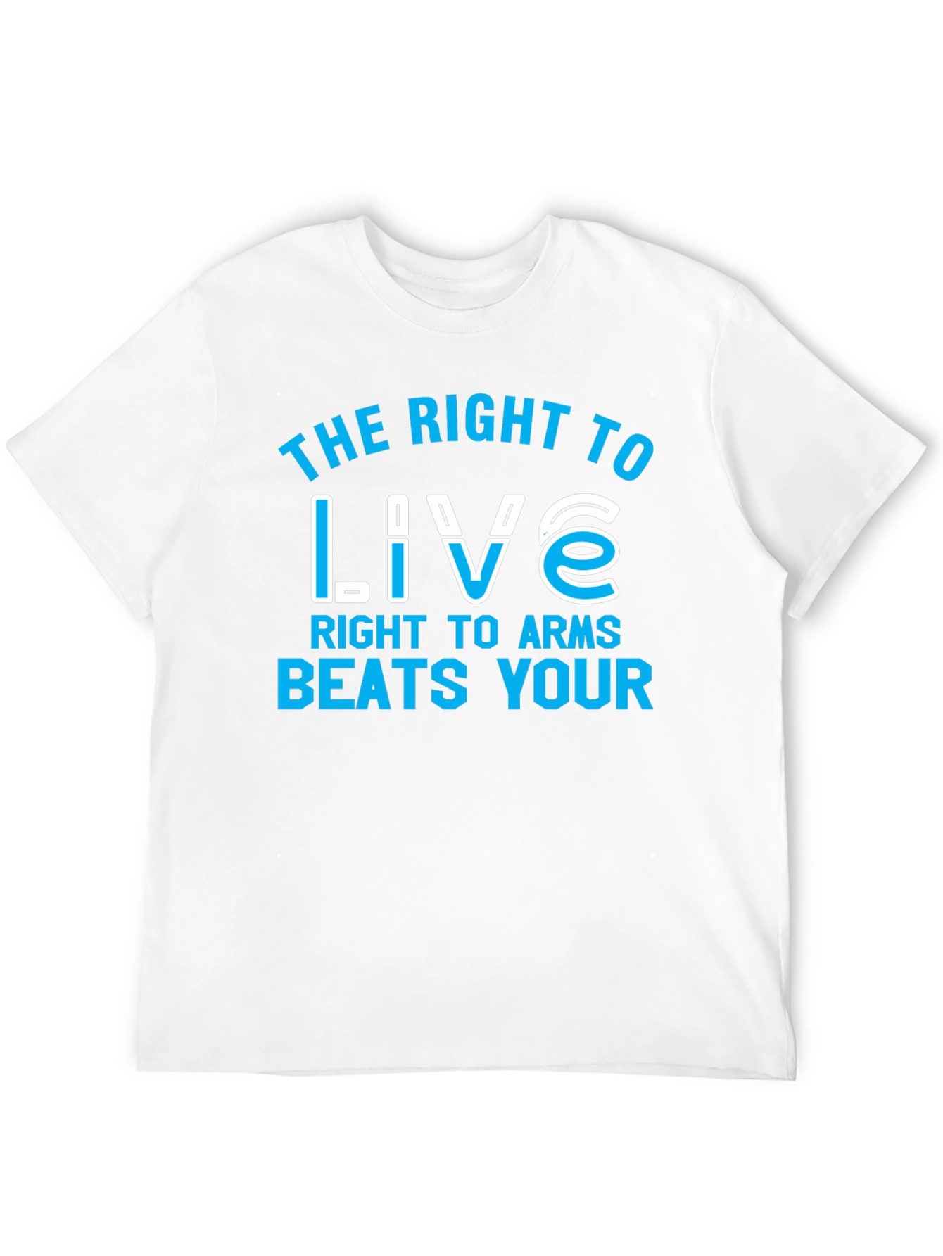 Black The Right to Live Graphic Tee view 12