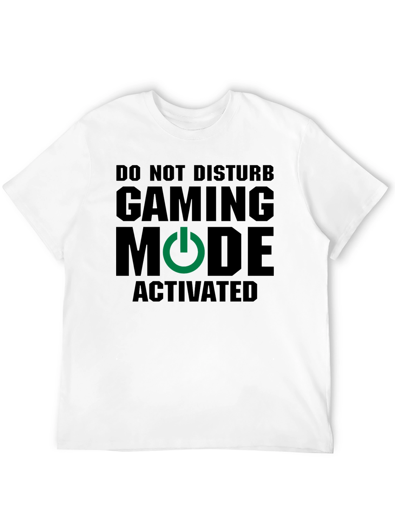 Black Gaming Mode Activated T-Shirt - Gamer Apparel view 12
