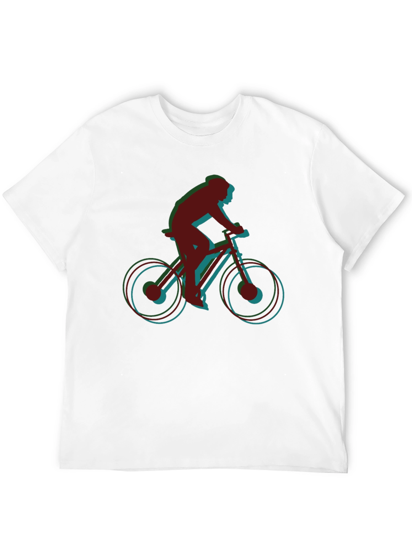 Black Biker Silhouette Graphic Tee - Ride in Style view 12