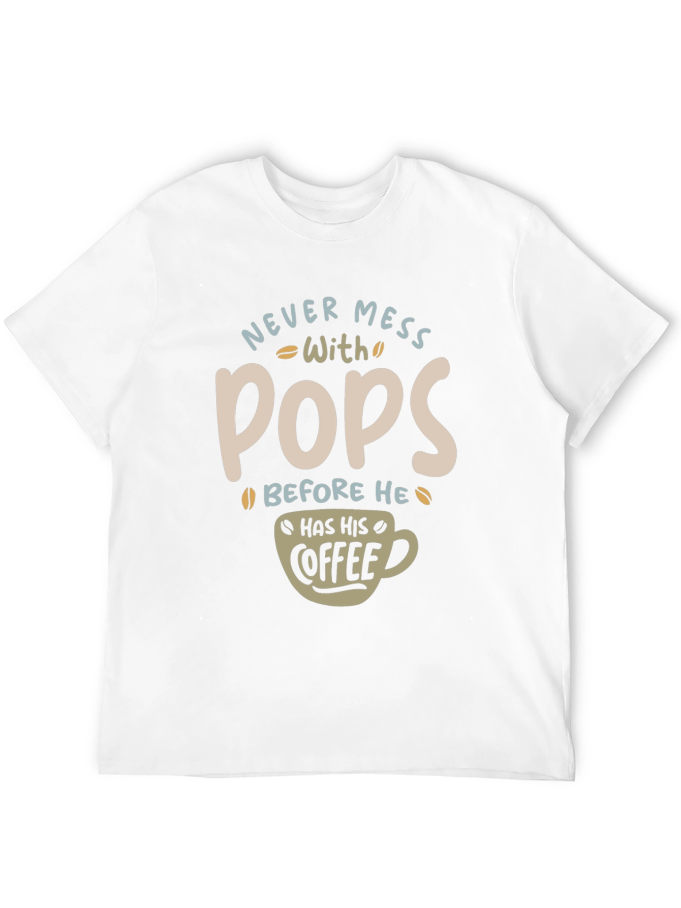 Black Never Mess With Pops T-Shirt view 12