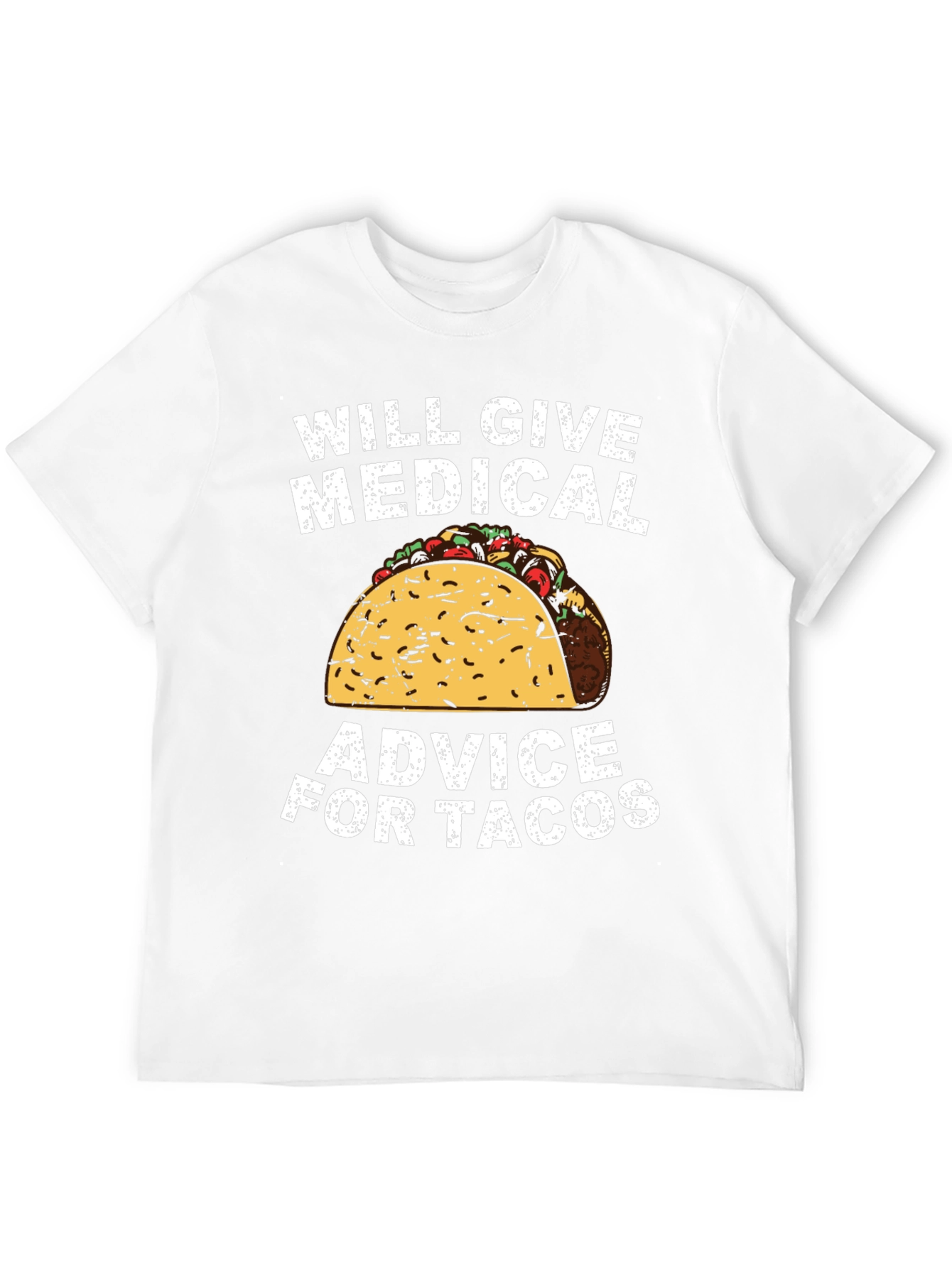 Black Medical Advice for Tacos Graphic Tee view 12