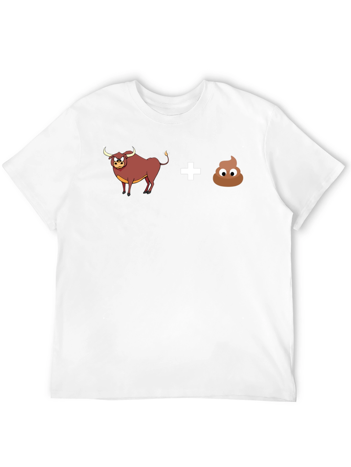 Black Bull Poop Graphic T-Shirt view 12
