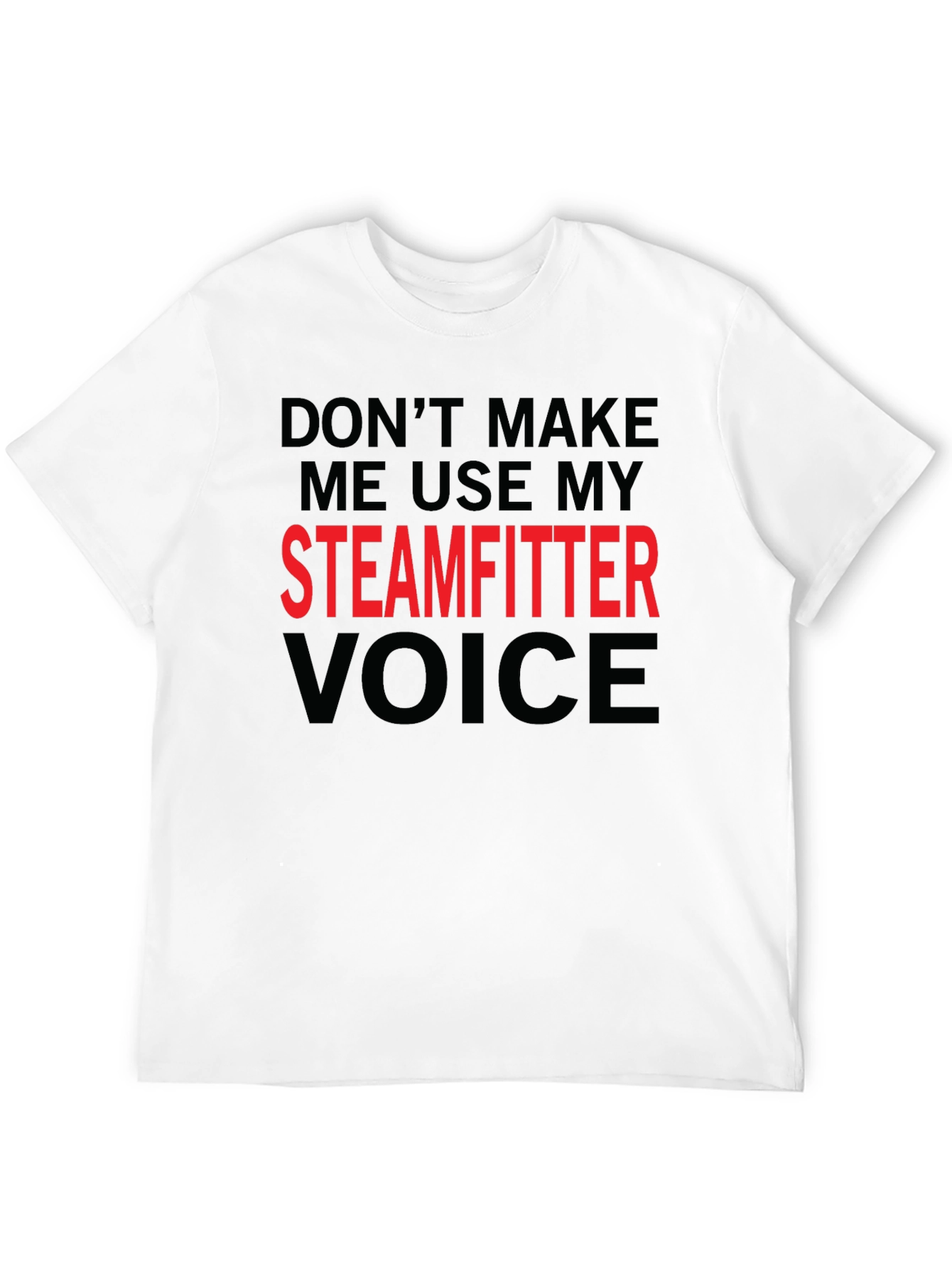 Black Steamfitter Voice Graphic T-Shirt - Black Crew Neck Tee view 12