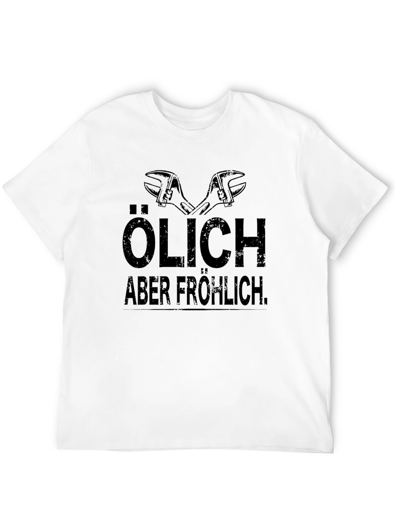 Ölich Aber Fröhlich Mechanic Wrench Graphic T-Shirt - 12