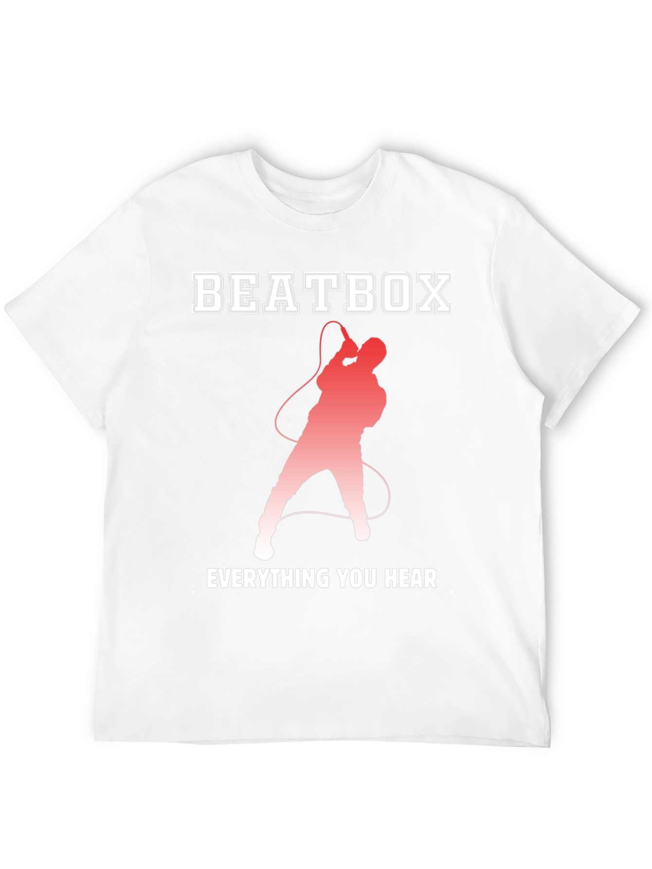 Black Beatbox Everything You Hear Black Graphic T-Shirt view 12
