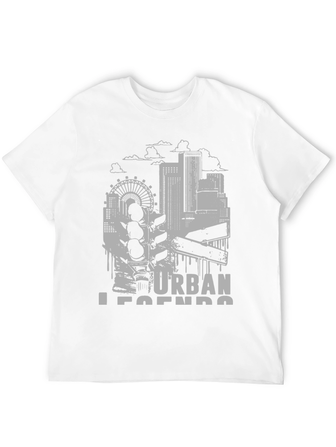 Black Urban Legends Graphic Tee - Black view 12