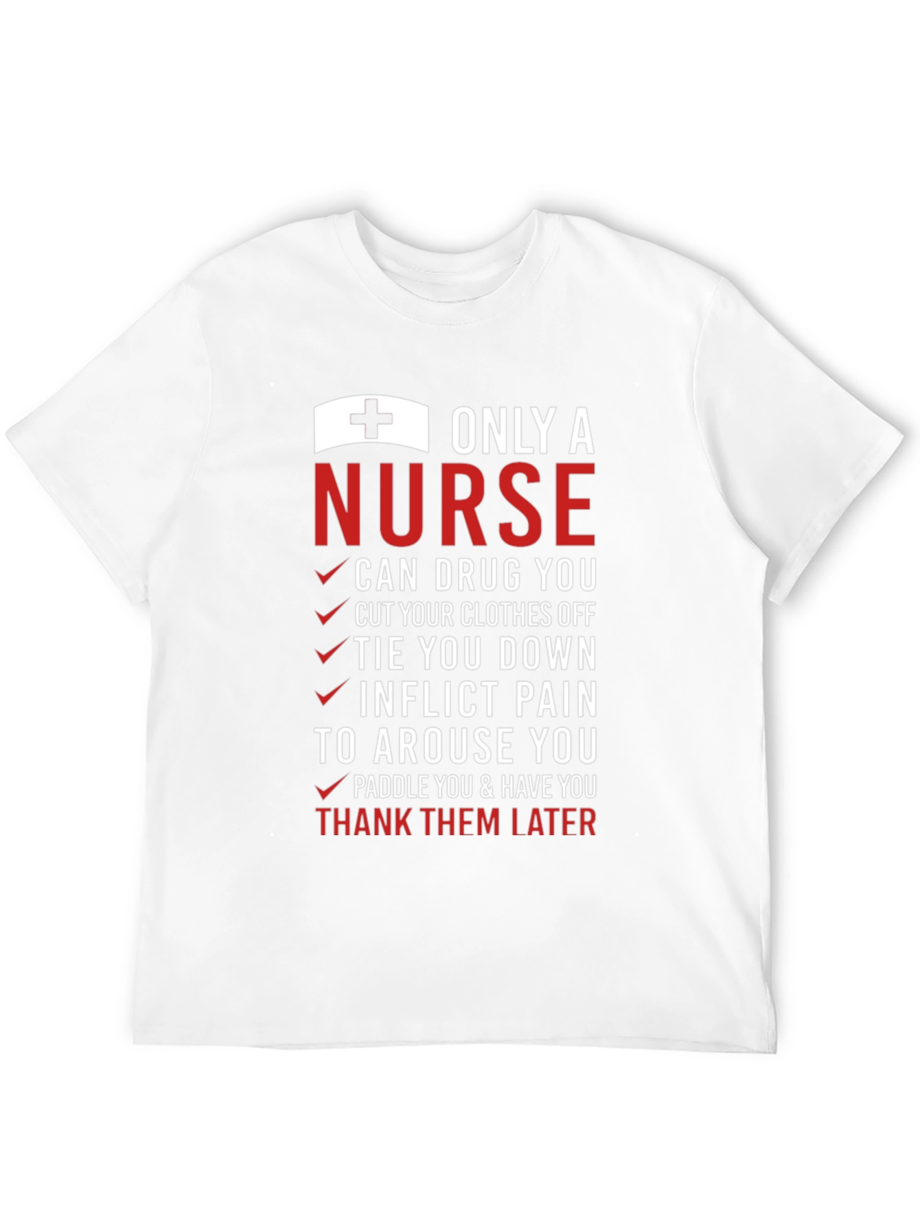 Black Only a Nurse T-Shirt view 12