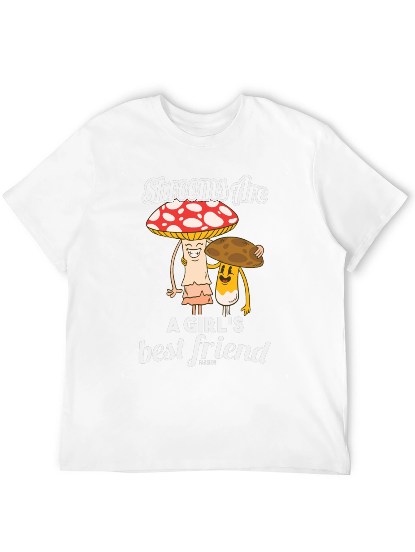 Black Shrooms Are A Girl's Best Friend Funny Mushroom T-Shirt view 12