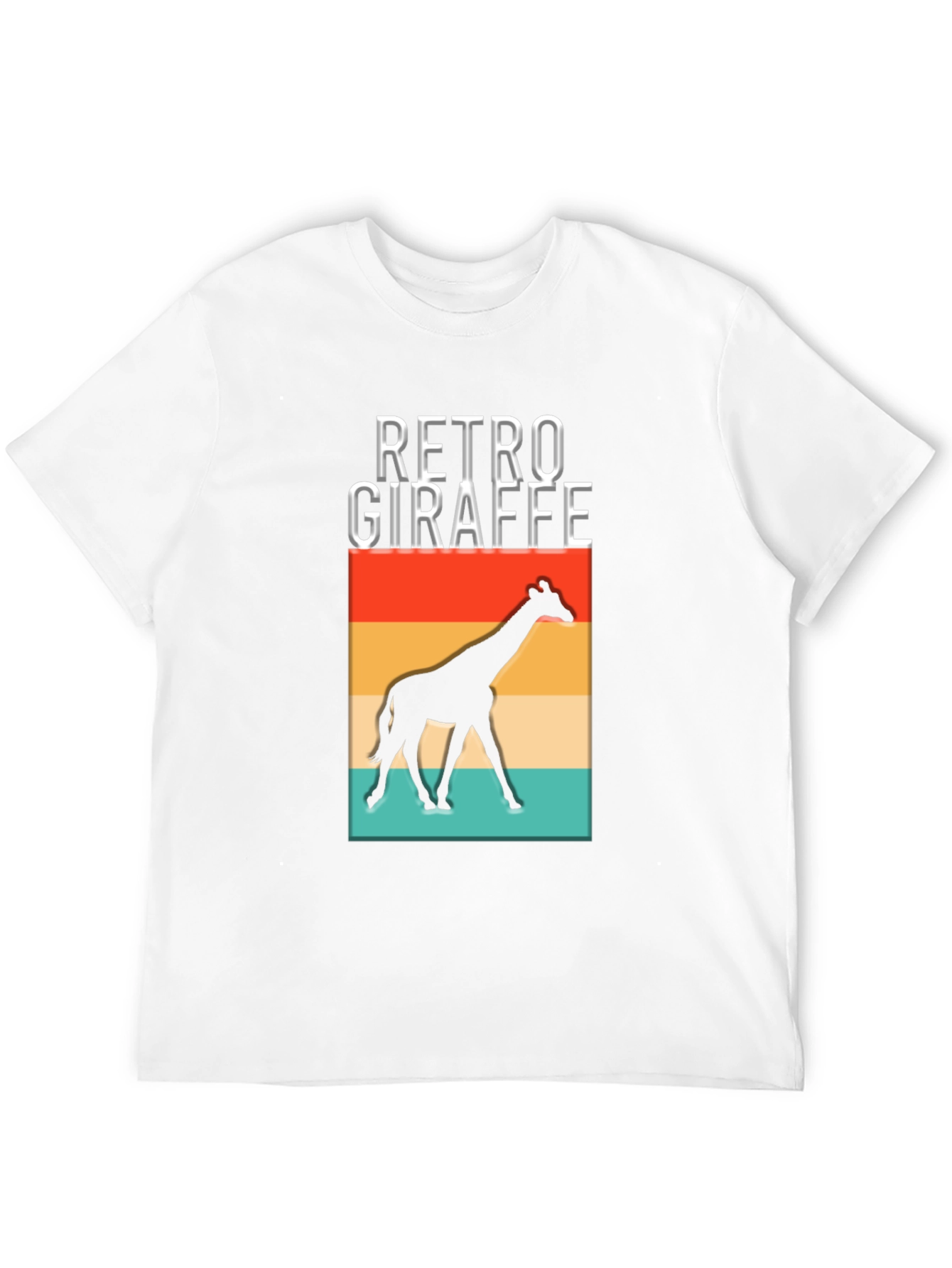 Black Retro Giraffe Graphic T-Shirt - Vintage Style view 12