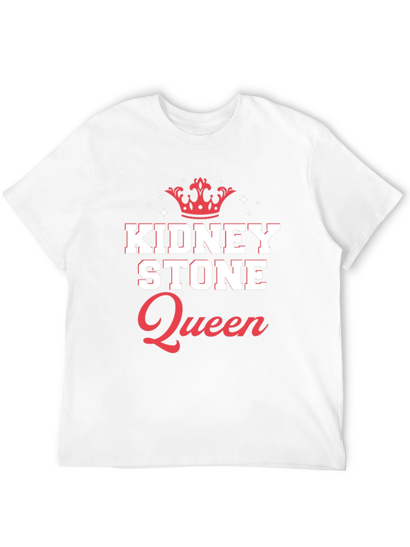 Black Kidney Stone Queen Graphic T-Shirt Funny Tee view 12