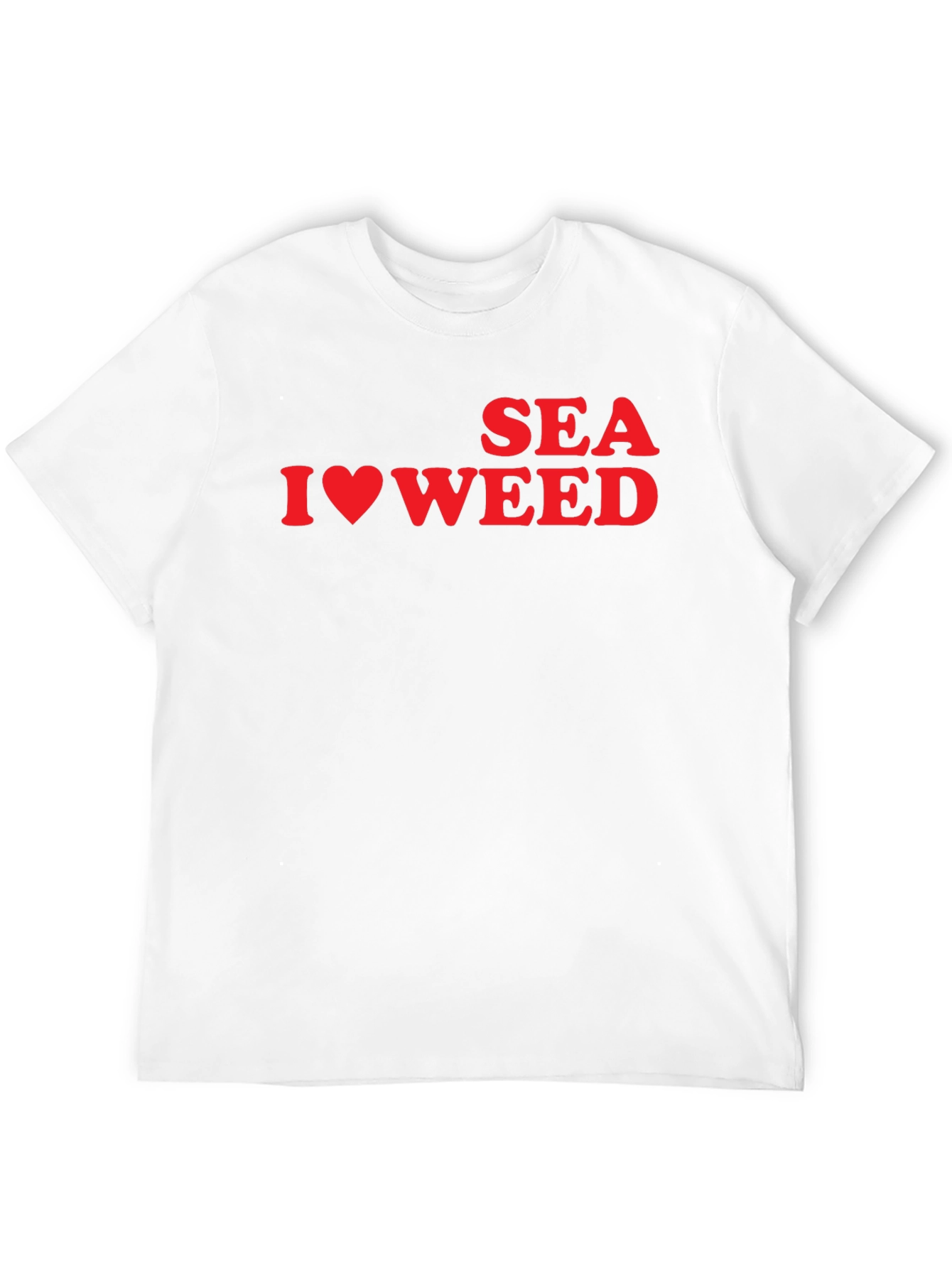 Black I Love Weed T-Shirt - Funny Slogan Tee view 12