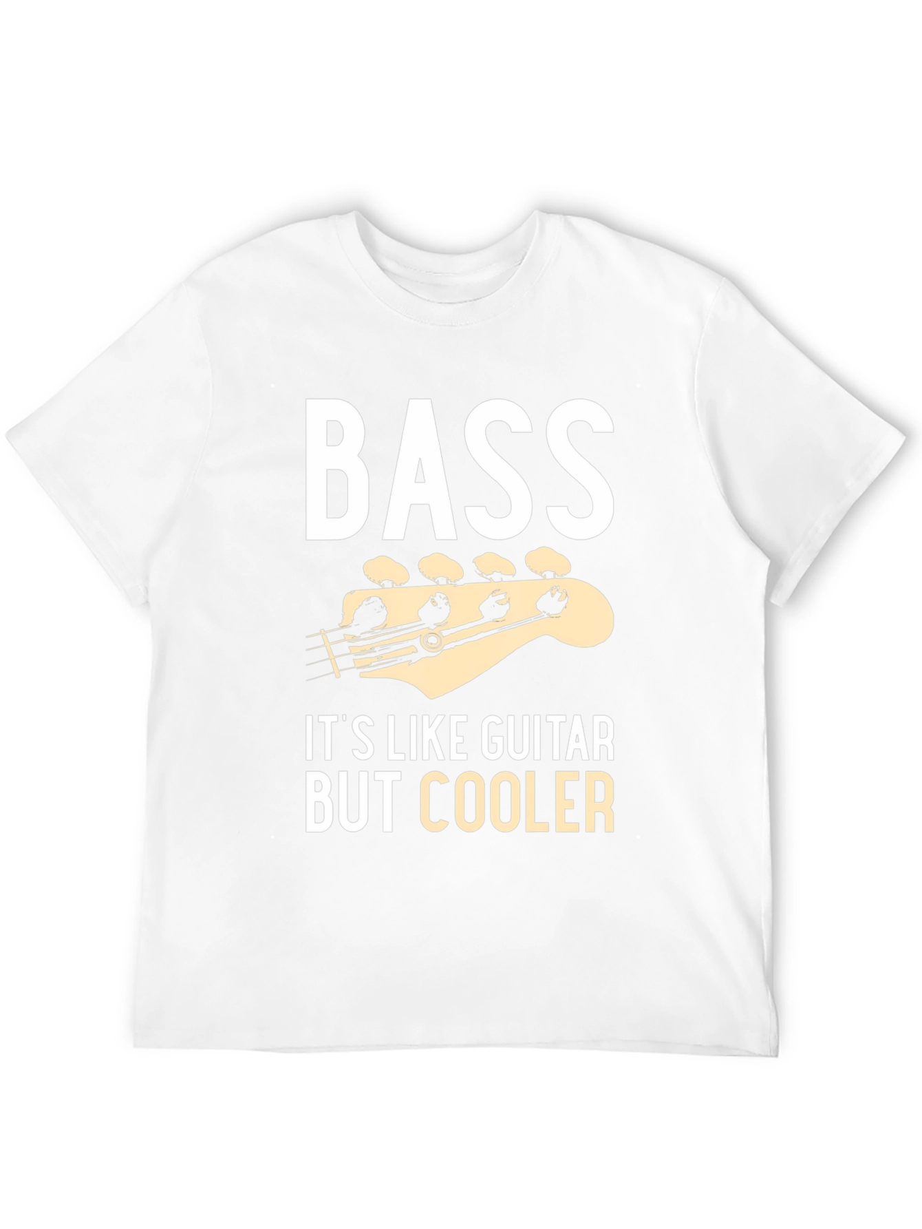 Black Bass is Cooler Black Graphic Tee Shirt view 12