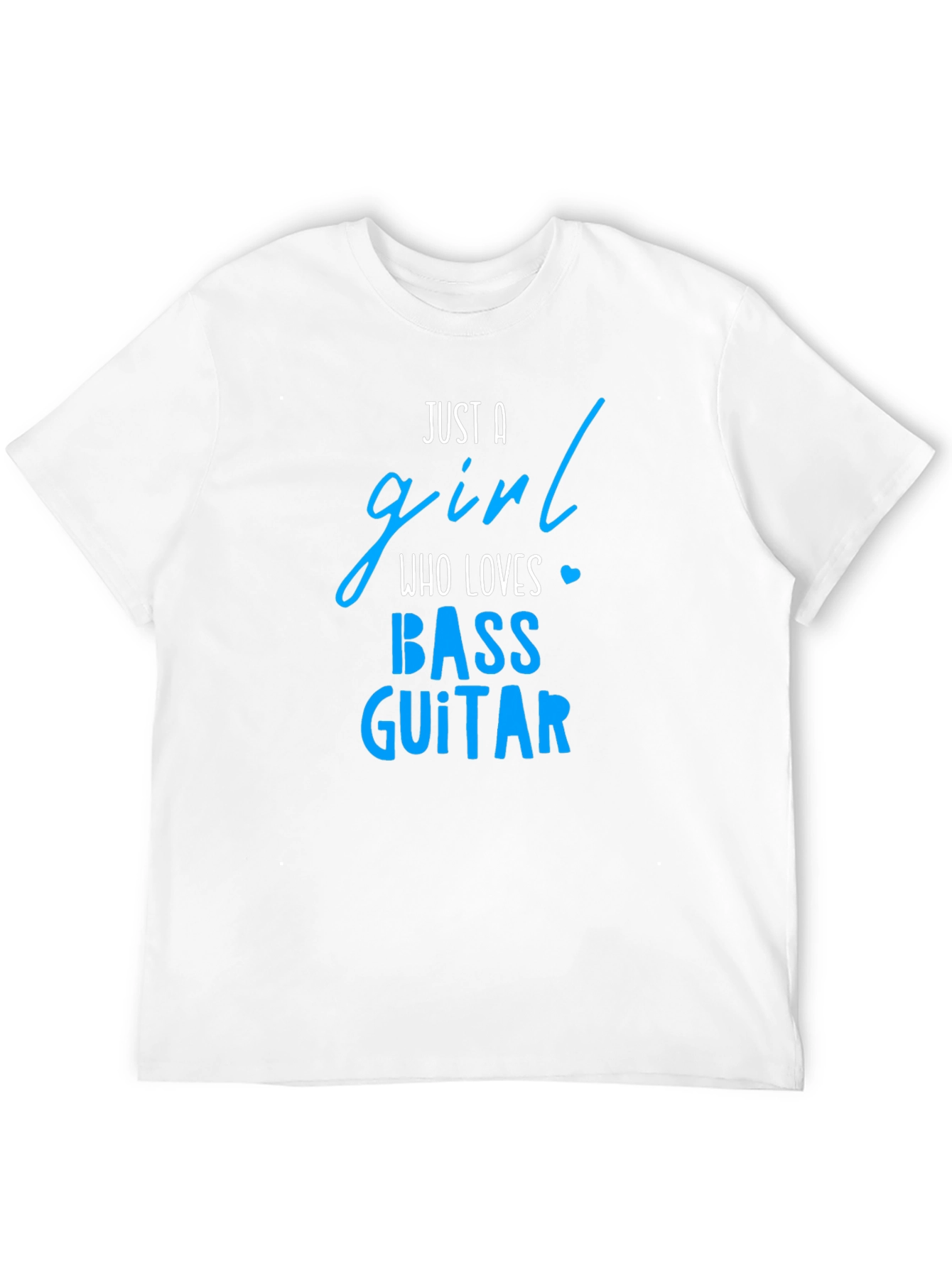 Black Bass Guitar Girl T-Shirt view 12