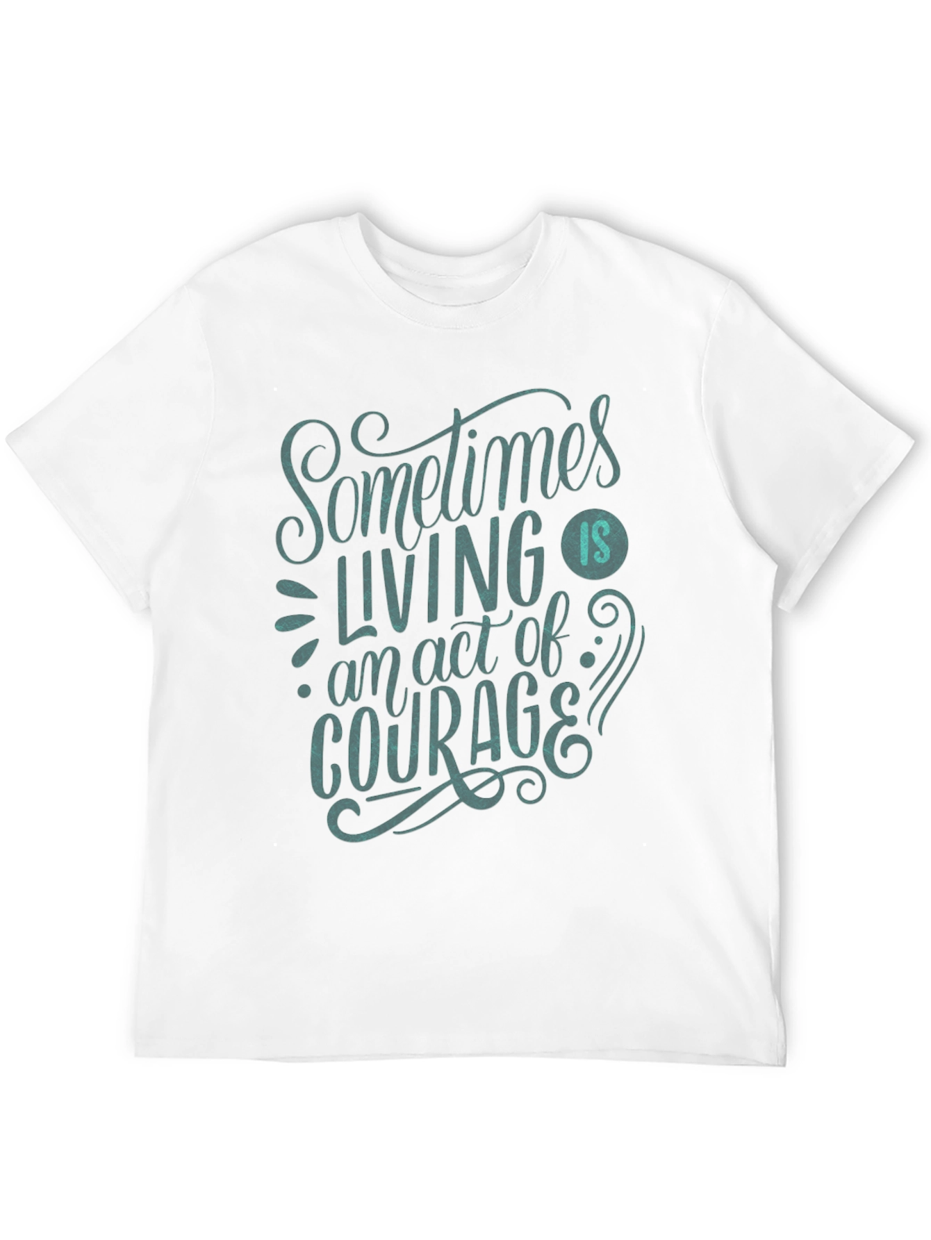 Black Courage Graphic Tee - Unisex Soft Cotton T-Shirt view 12