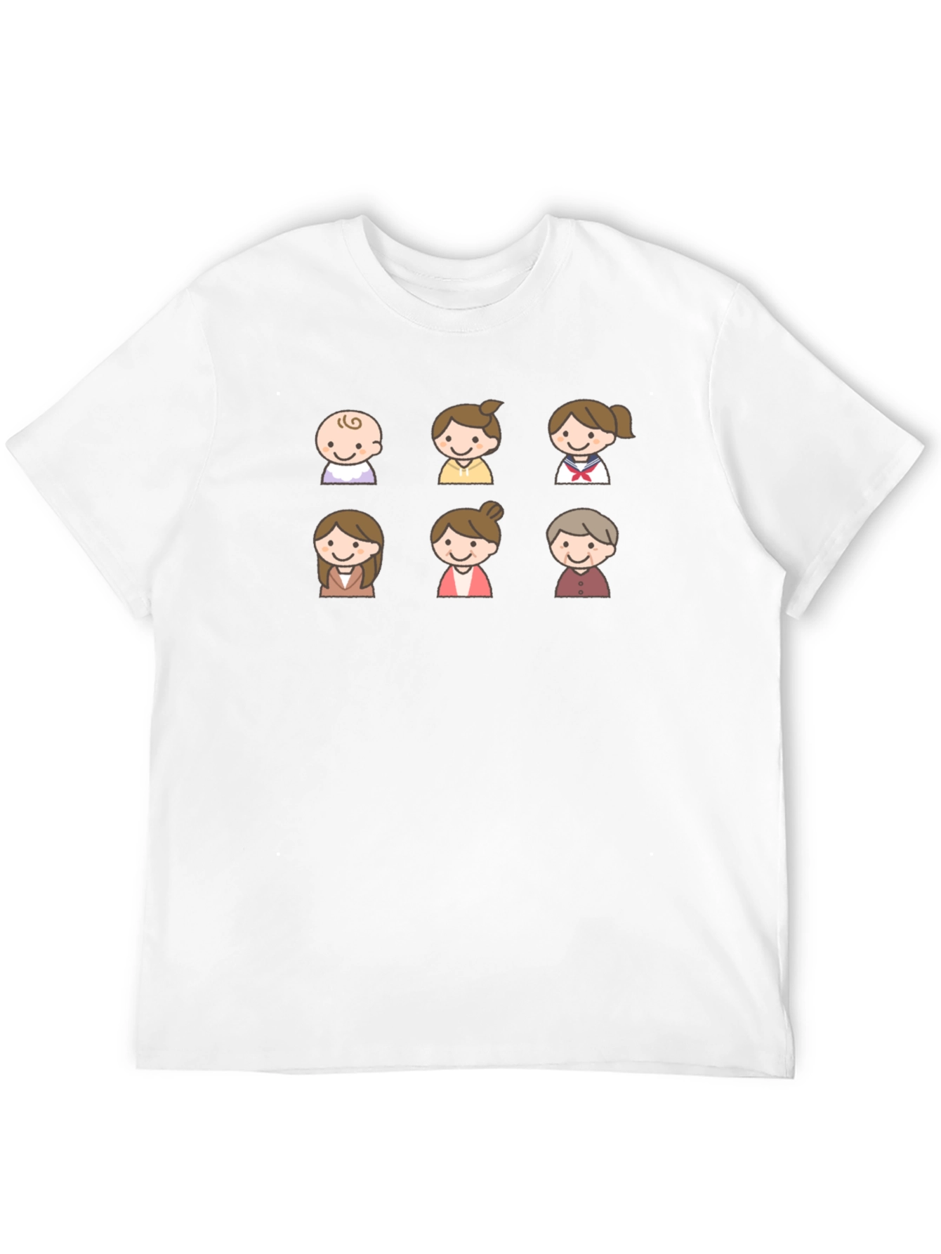 Black Family Portrait Graphic Tee - Black Unisex view 12