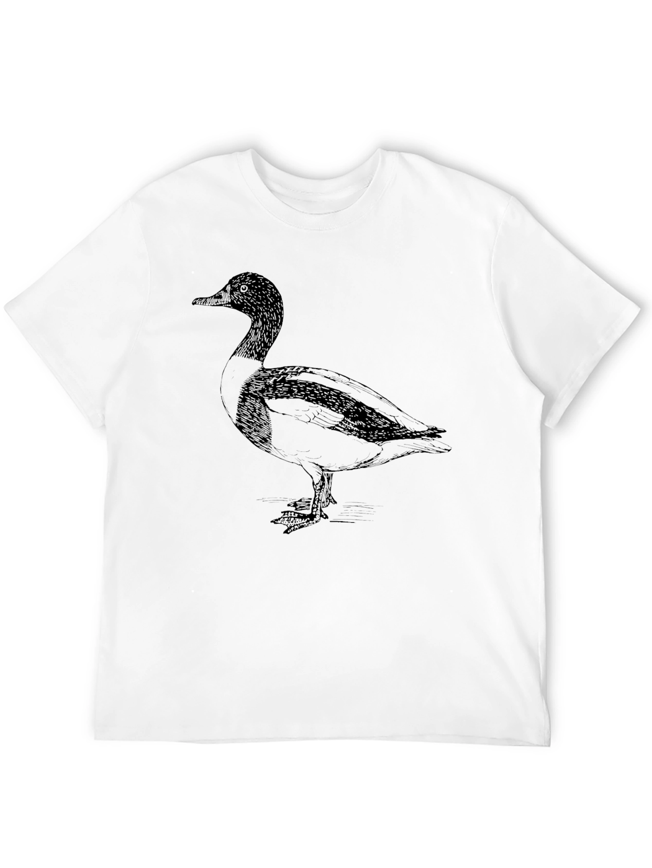 Black Duck Graphic Tee - Black Cotton Casual Shirt view 12
