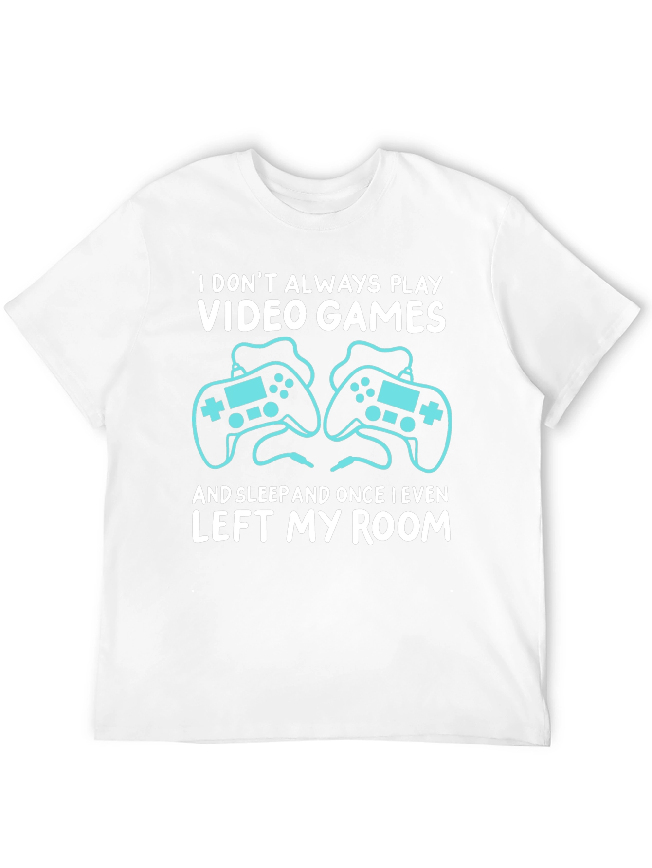 Black Video Gamer T-Shirt: I Don't Always Play view 12