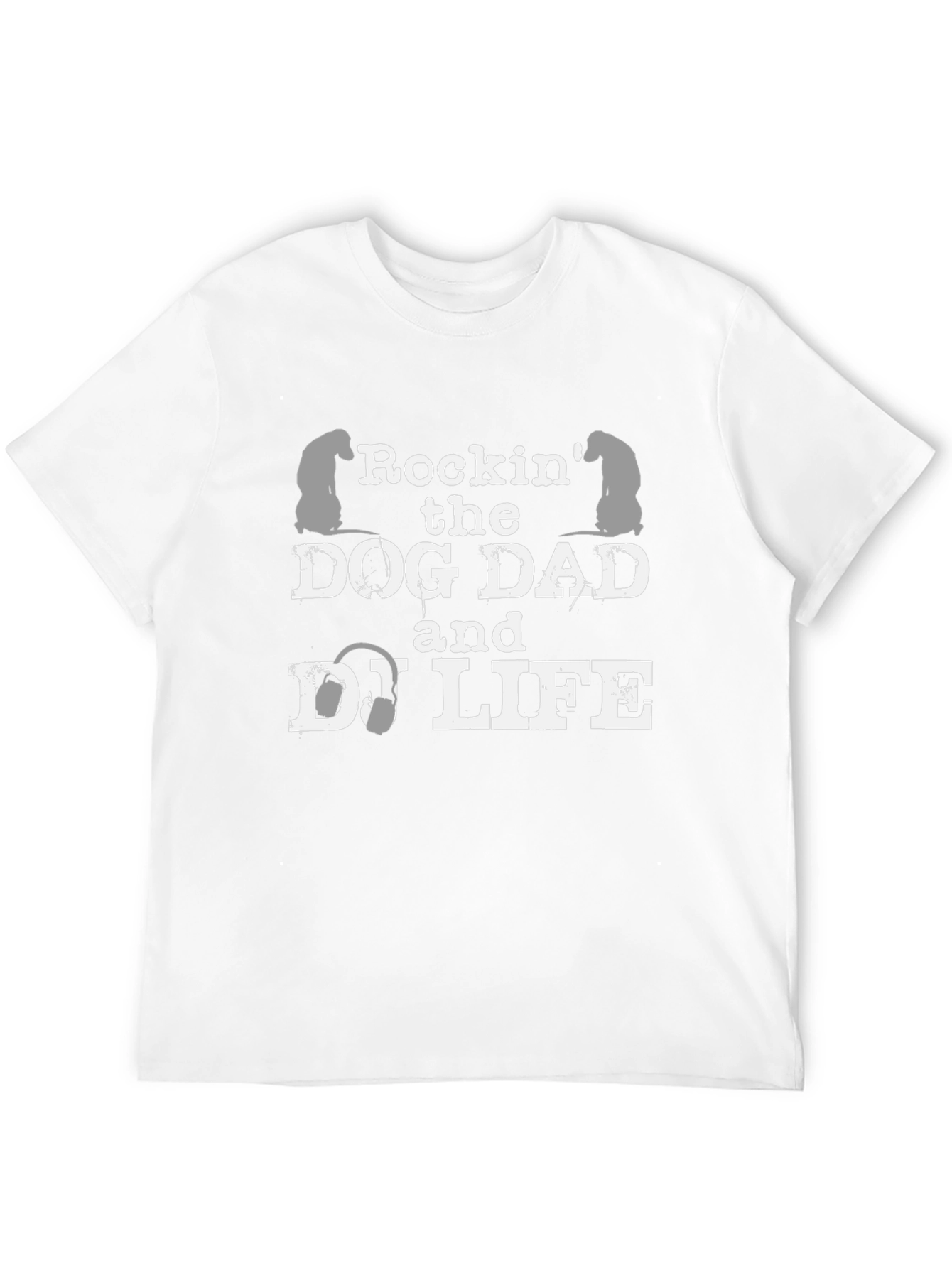 Black Dog Dad & DJ Life Graphic Tee - Black view 12