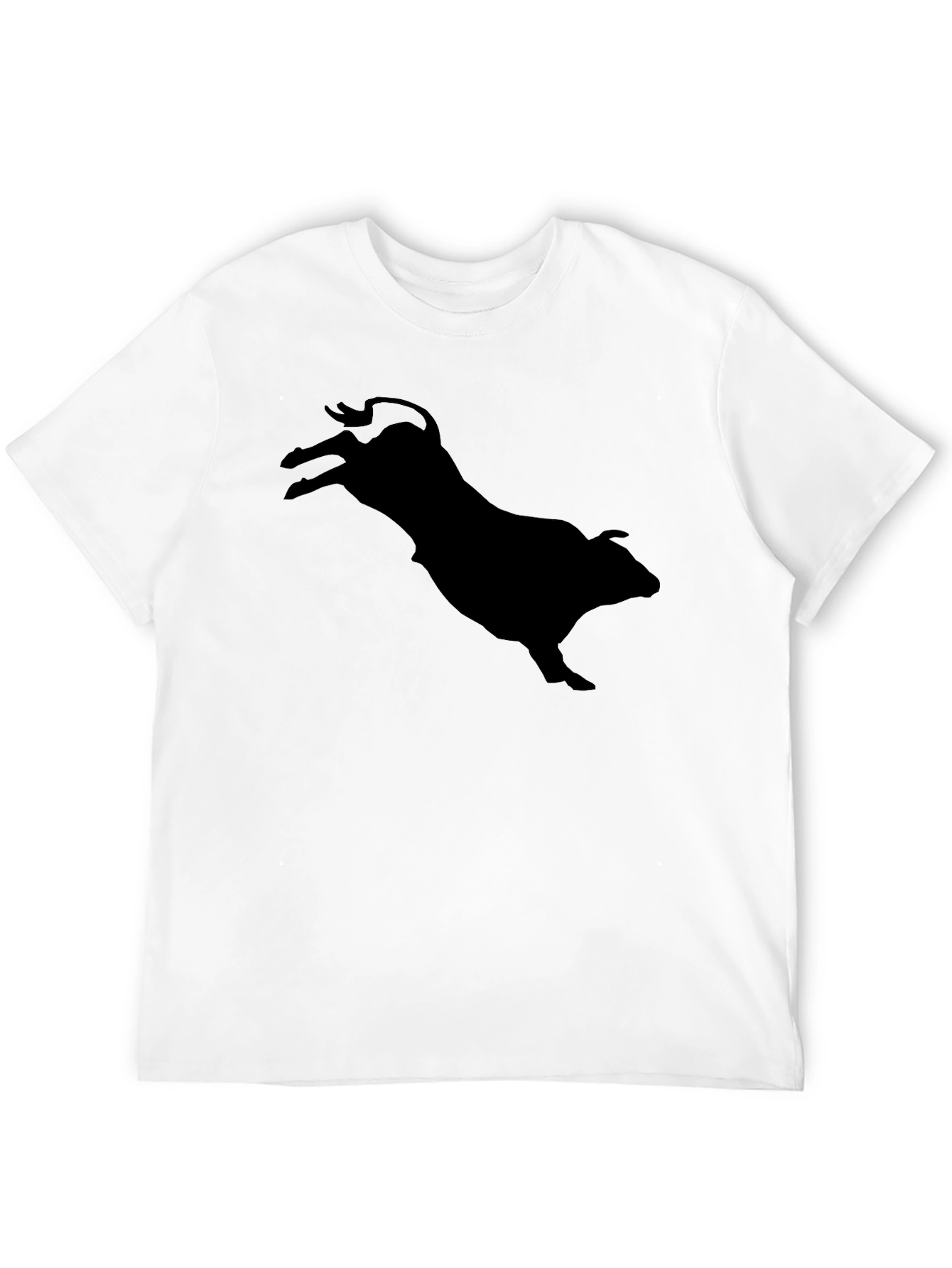 Black Black Bull Silhouette Graphic Tee - Mens view 12