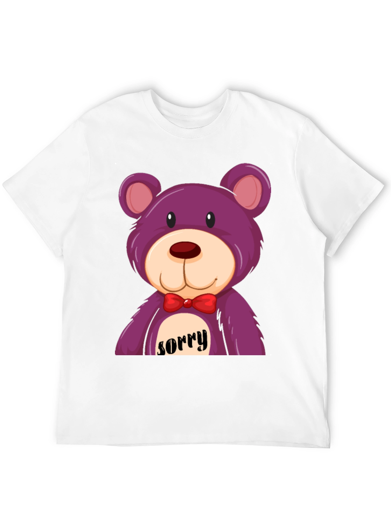 Black Sorry Bear T-Shirt view 12