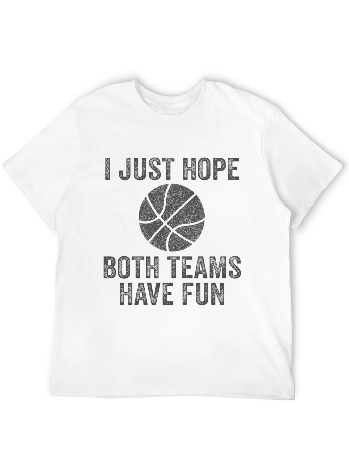 Black Basketball Fun T-Shirt view 12
