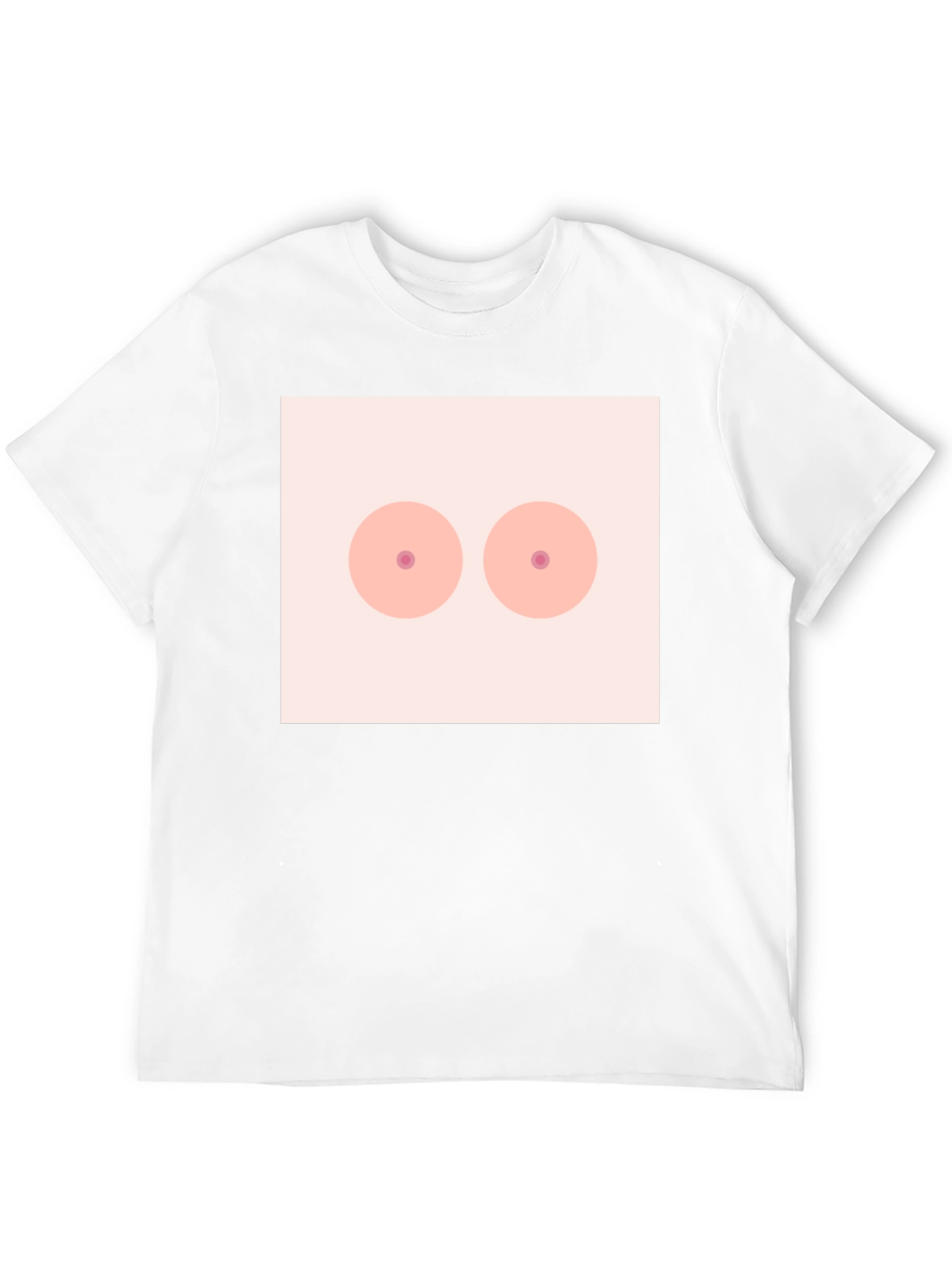 Black Novelty Graphic T-Shirt - Boobs Design view 12