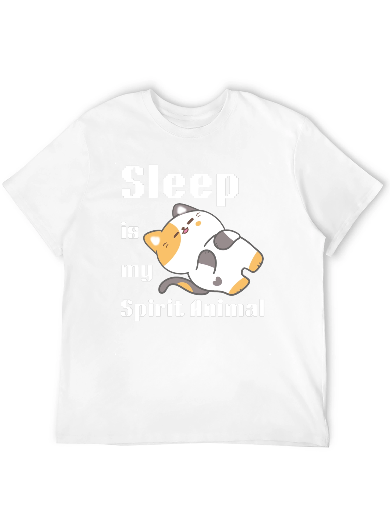 Black Sleep is My Spirit Animal Graphic Tee Shirt view 12